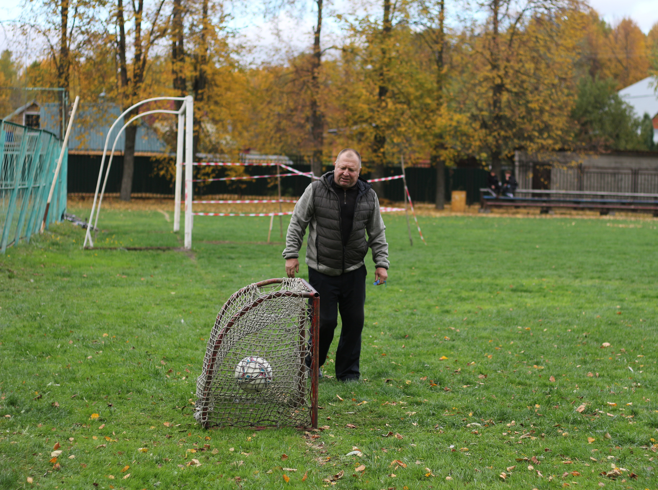 Футбольная встреча. Вознесенский храм села Барановское