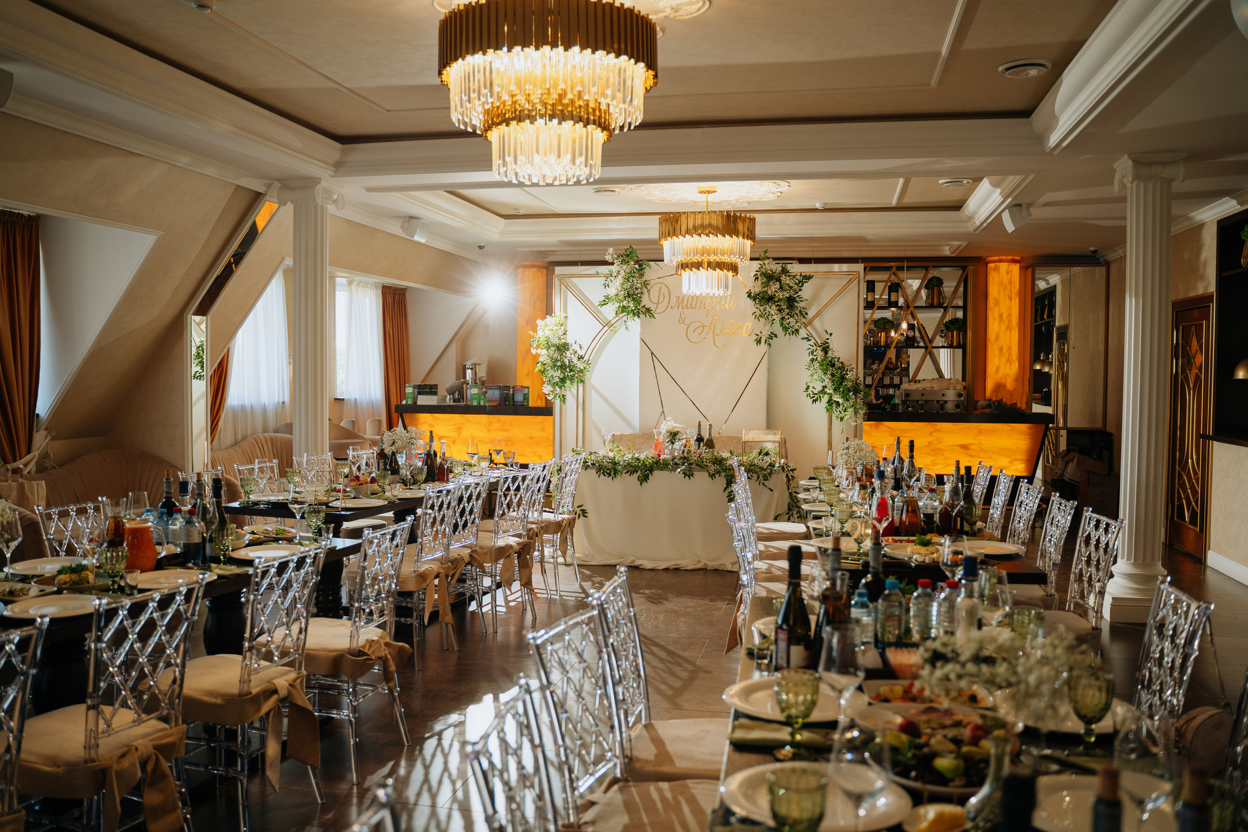 Дмитрий и Алёна. Ресторан. Фотограф Уфа Екатерина Пашина