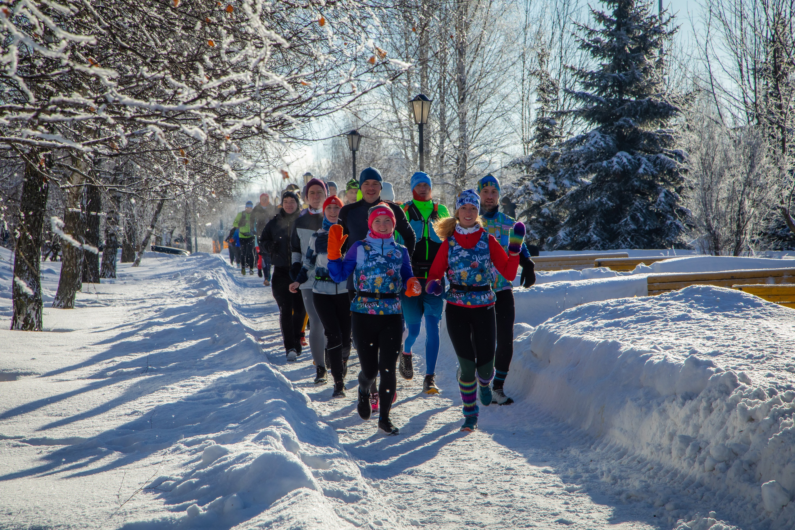 Марафон у дома, 7 этап, Химки, 21 января 2024 г. Фотограф Сергей Ловкий