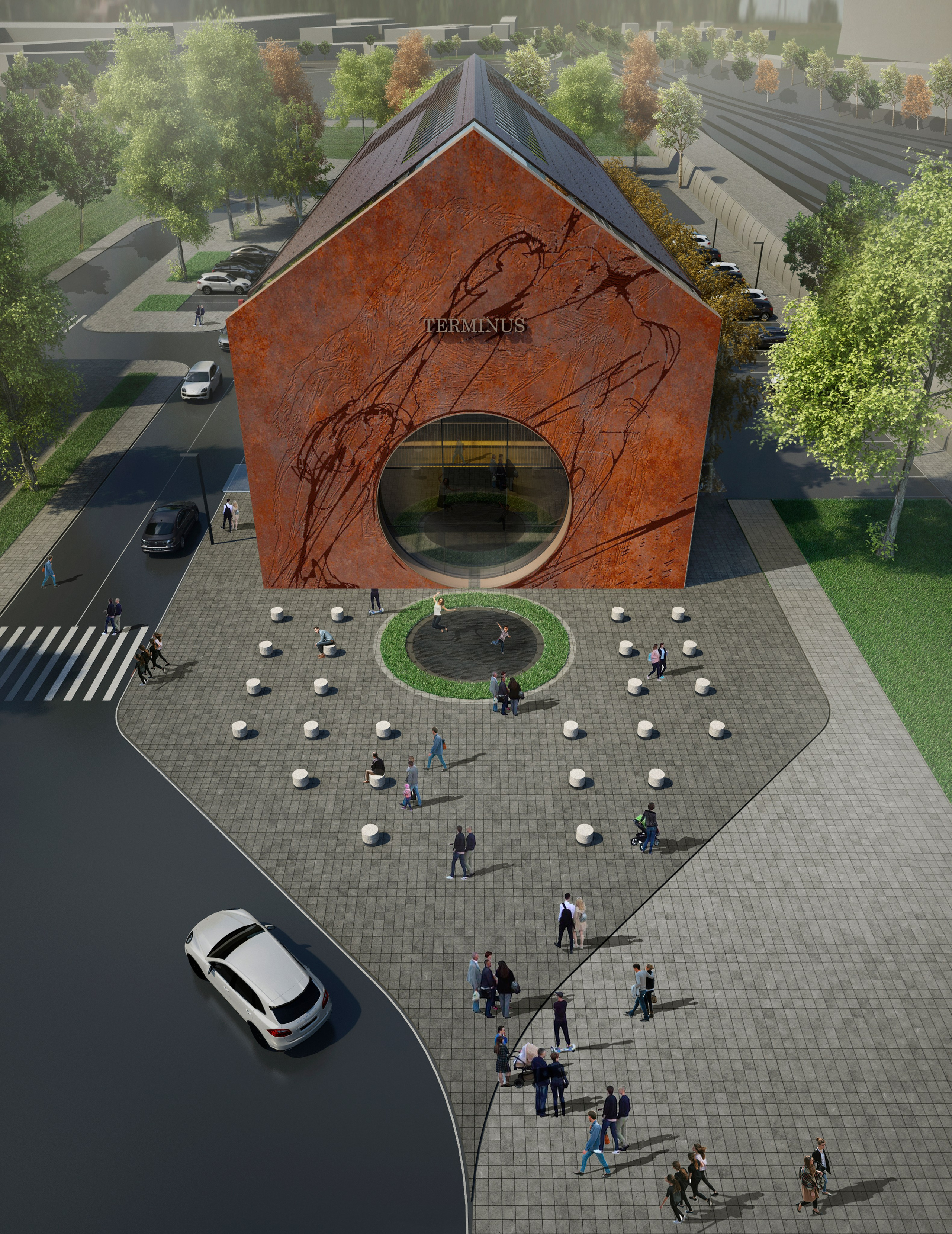 «ГЕРОЙ» Гостиница в Мытищах_2021. Ассоциация художников монументалистов г. Москва