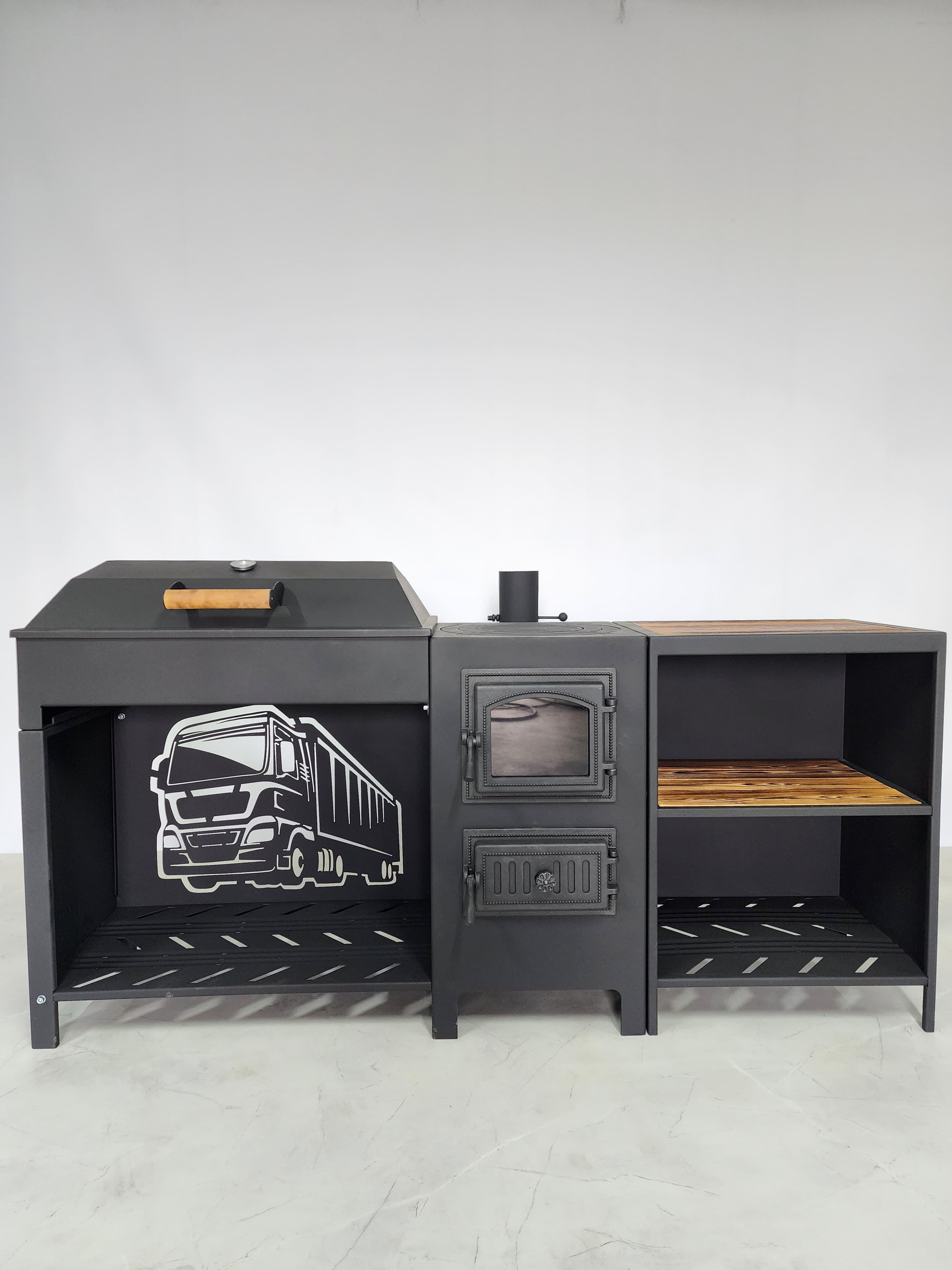 Джета с крышкой барбекю. Купить / заказать мангал для дома в Краснодаре от производителя «Мангал Мастер»