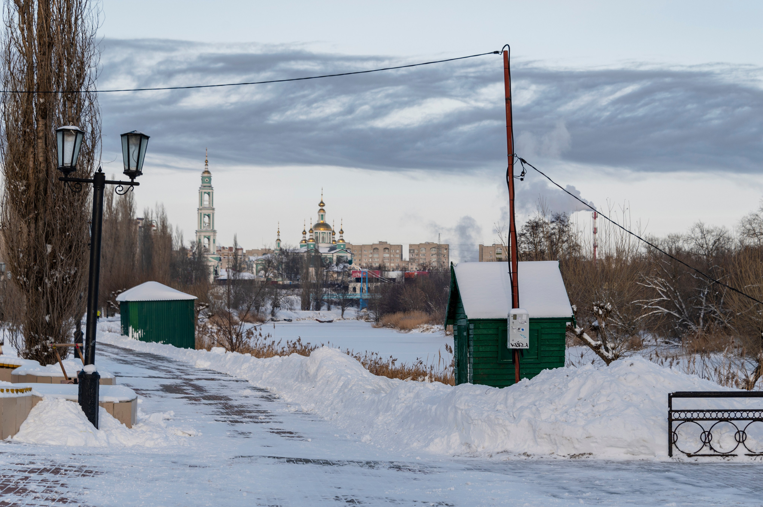 Январский Тамбов. 2024 год. Фотограф Роман Адлер
