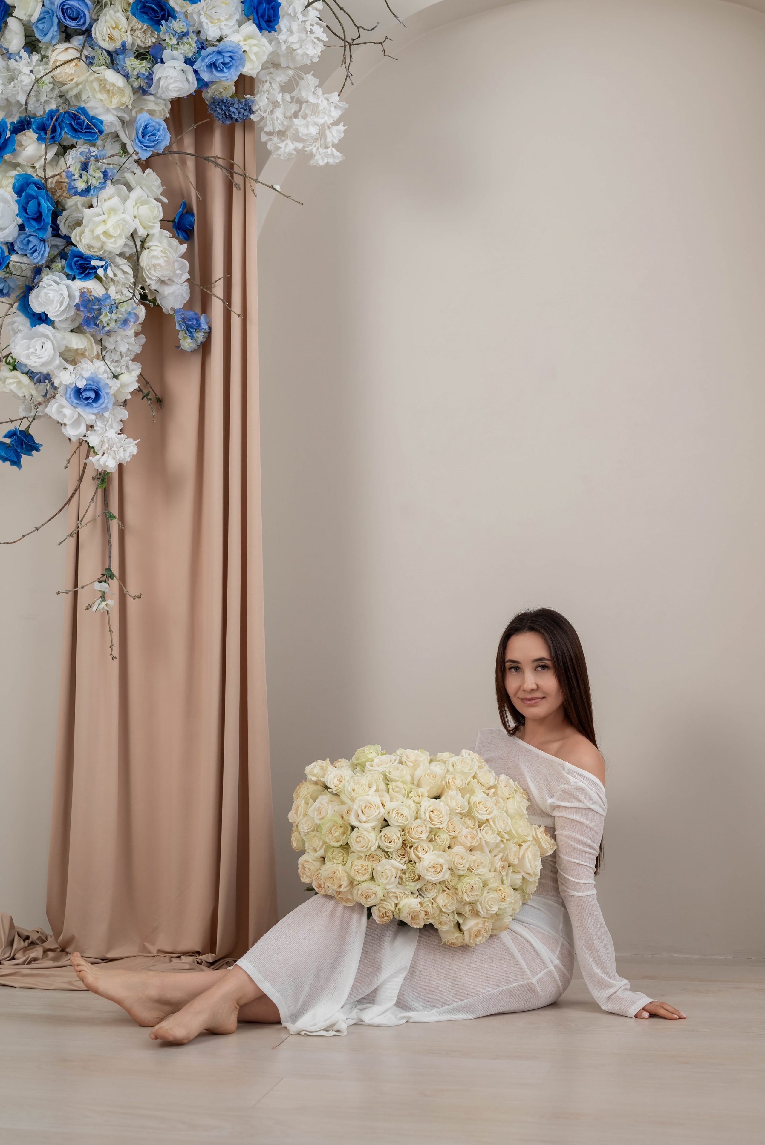 Фотопроект 101 белая роза 2026 год. Фотограф в городе Салават