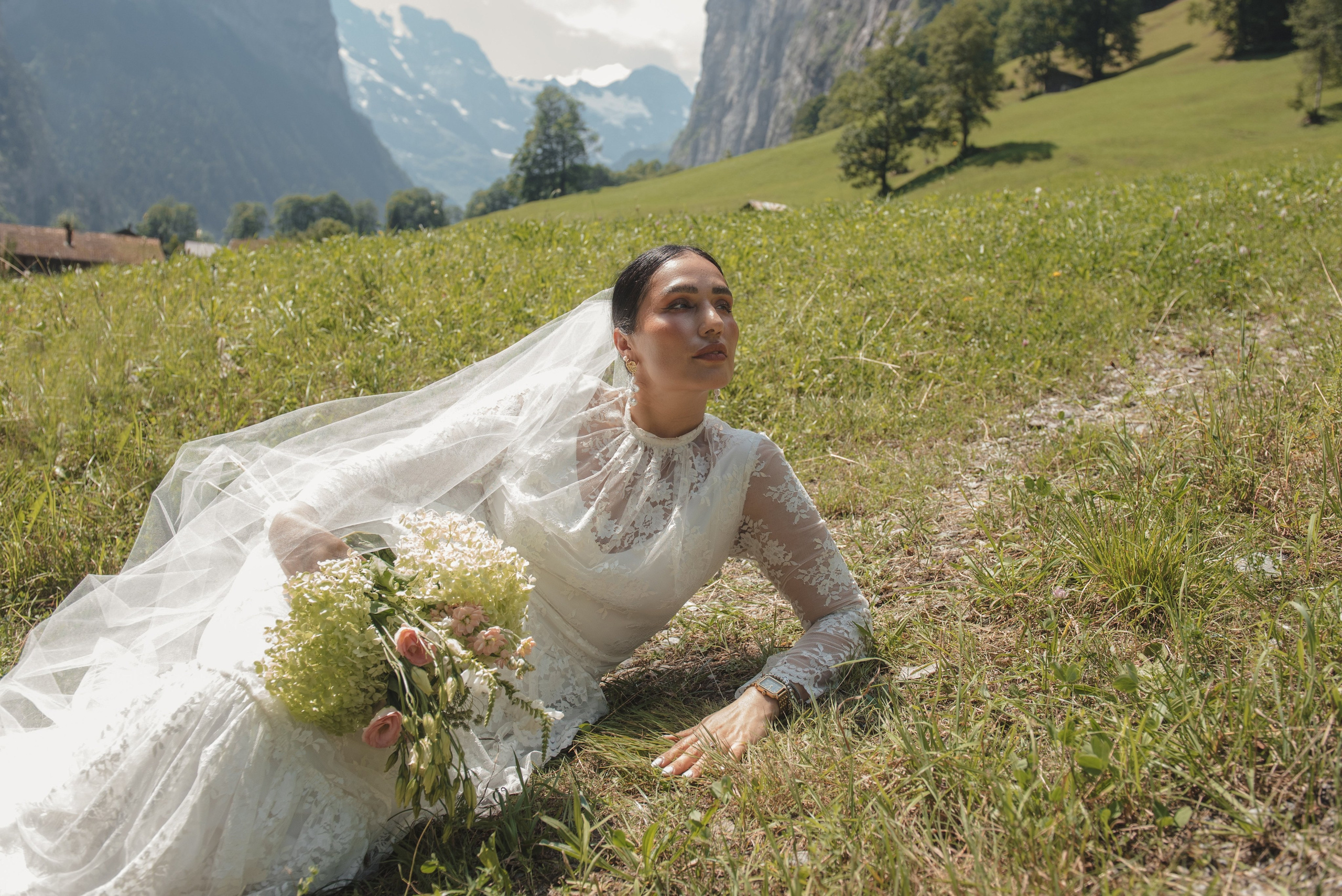 Berta & Orlando (Lauterbrunnen, Switzerland). Photographer in Interlaken area