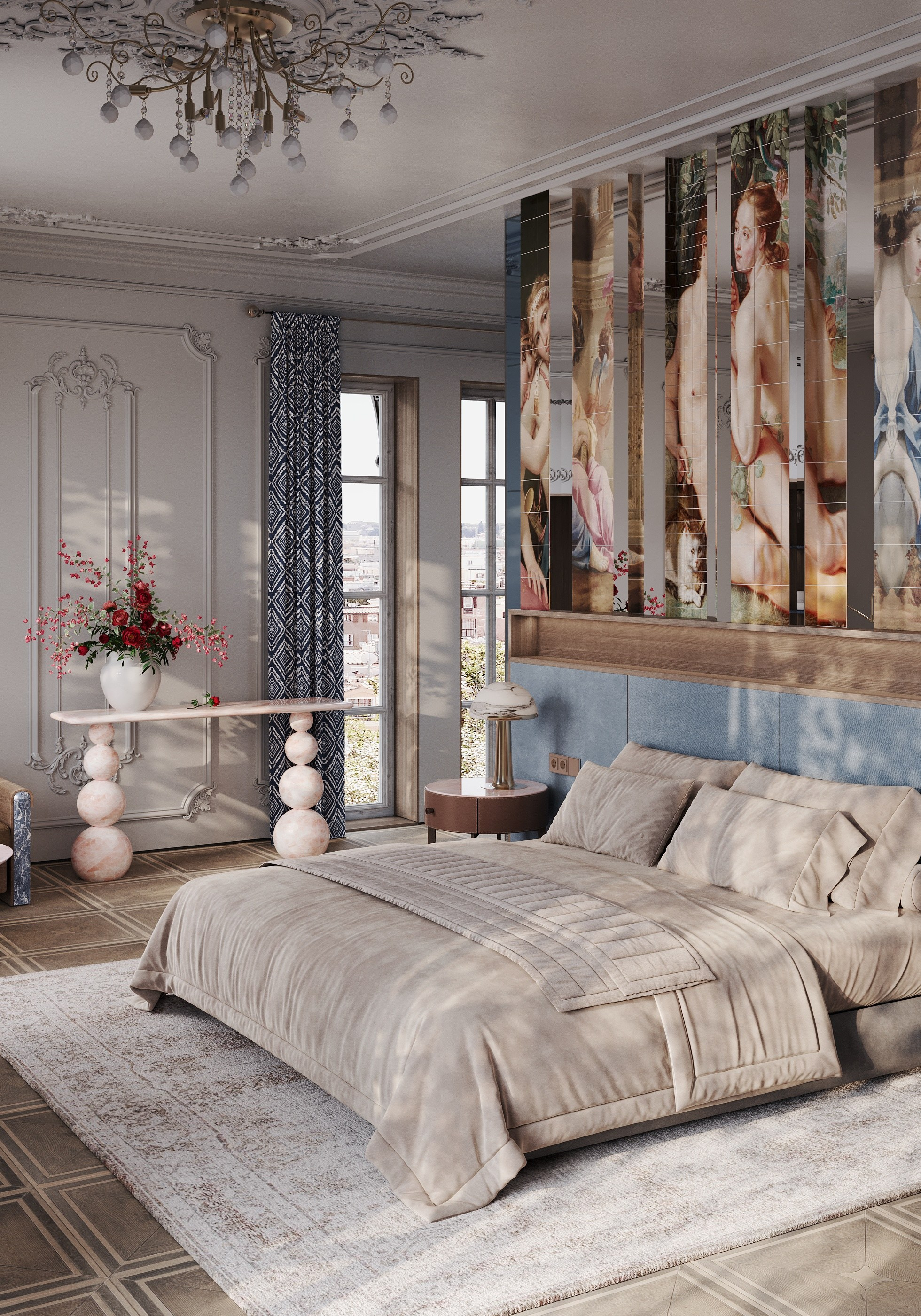 Adelle — концептуальный проект. Визуализация интерьера Corsa Render