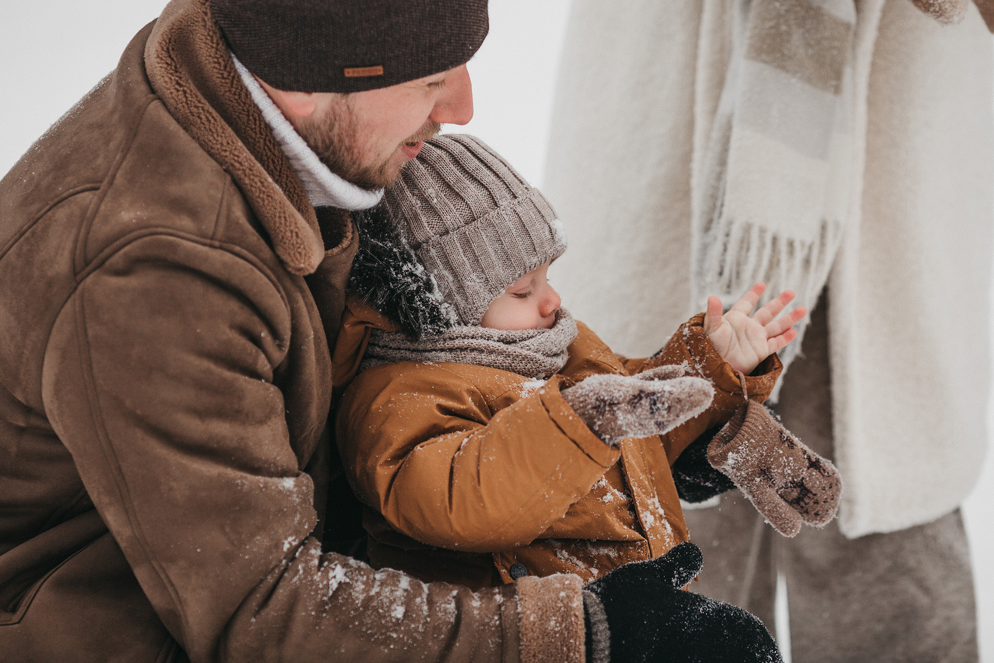 Ира, Женя, Мирон, Платон в зимнем лесу. Семейный фотограф в Москве Марина Петра