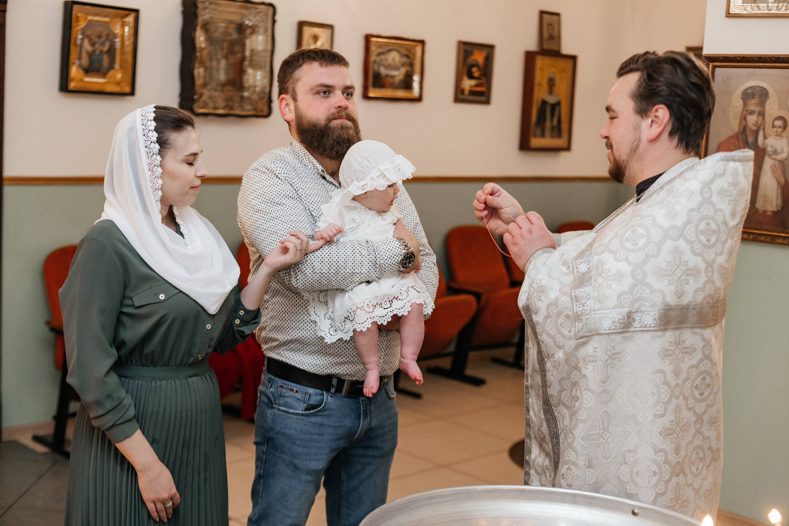 Крещение Марии. Свадебный фотограф в Краснодаре Николай Крауз