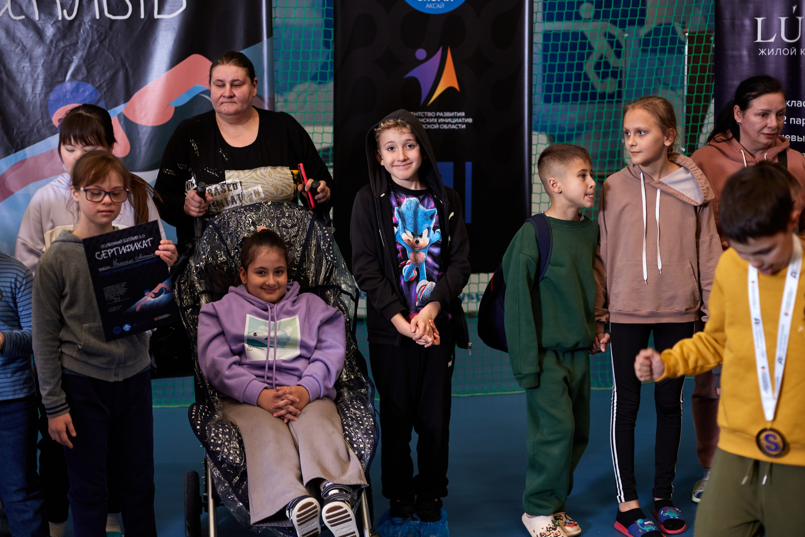 Особенный заплыв, Аксай, дворец спорта. Фотограф Зиновьев Михаил. Фотограф Зиновьев Михаил