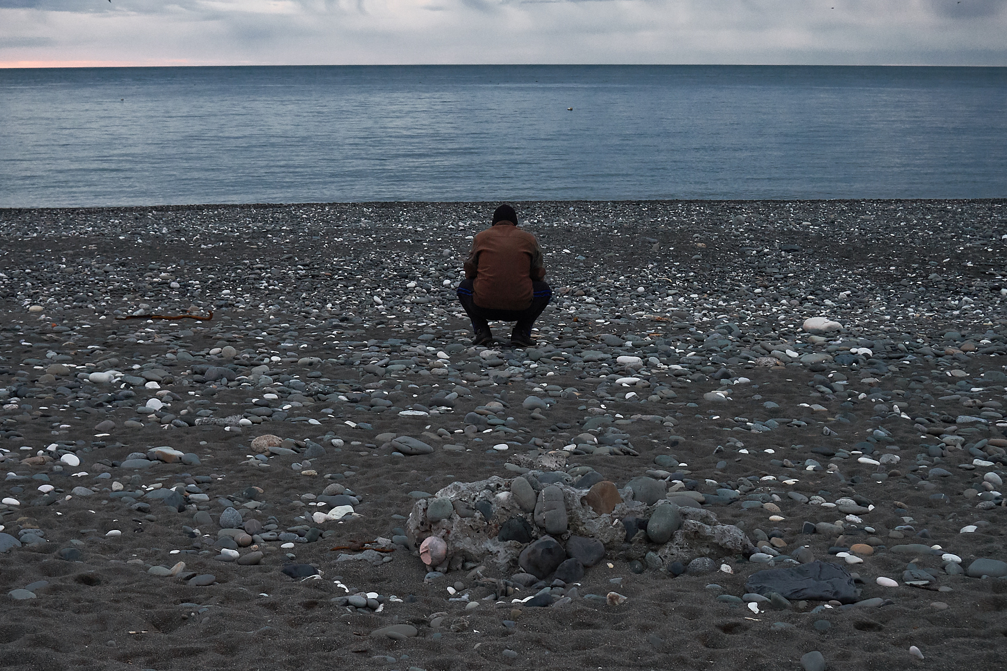 Городской пляж. Пригород Сухуми.