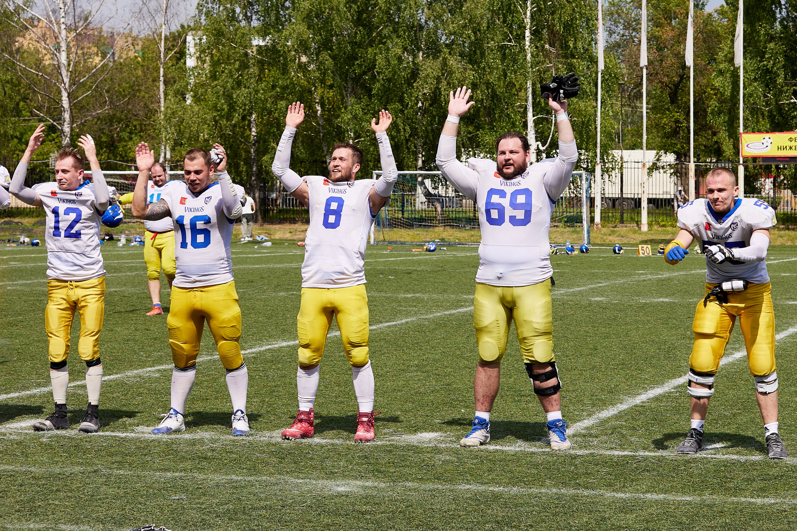 Американский футбол. Матч Чемпионата России — Апачи-Викинги. Светлана Родионова — фотограф спортивный и не только