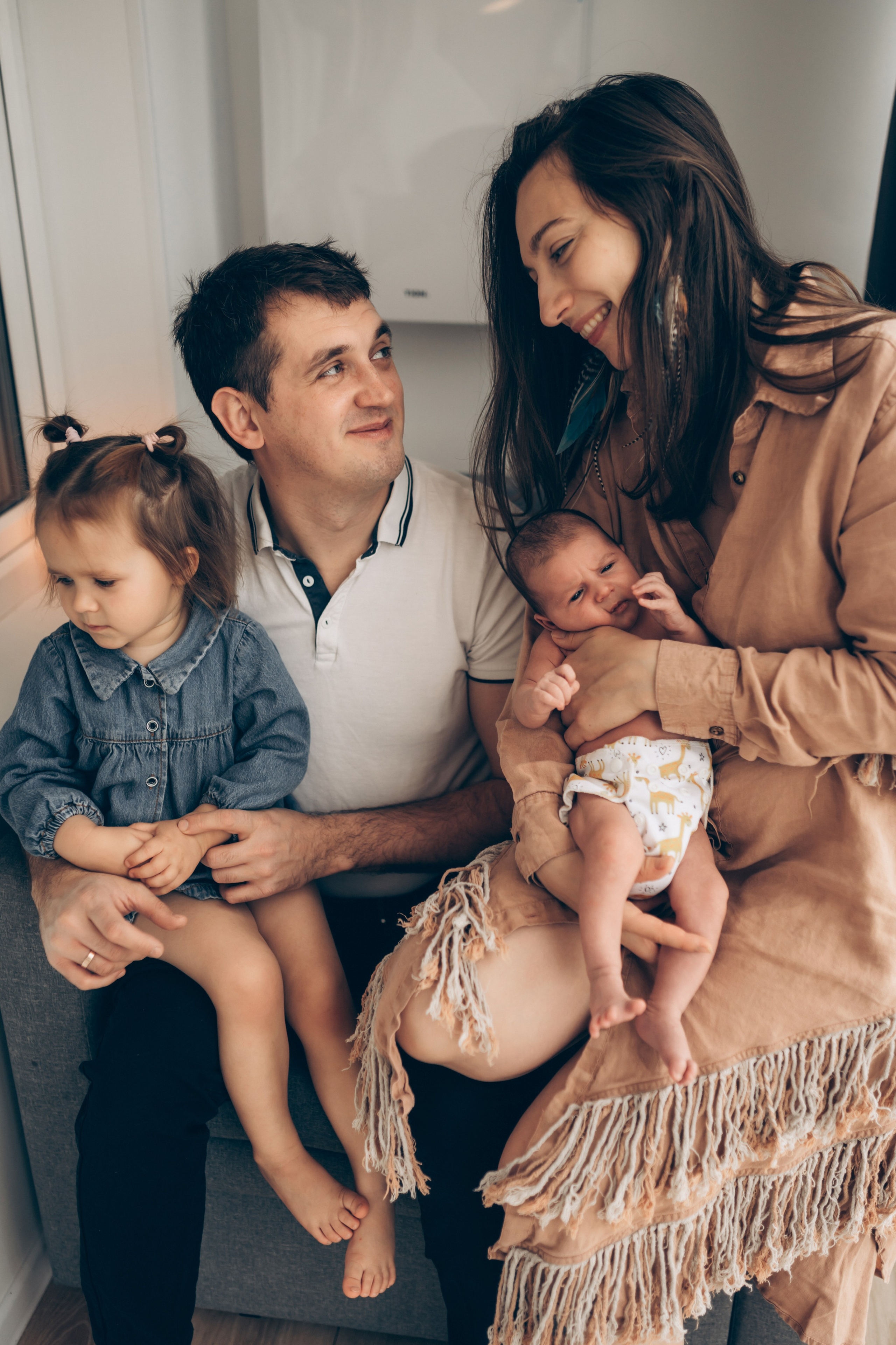 Воскресное утро семьи Алин. Семейный фотограф в Томске Зарина Азизбаева