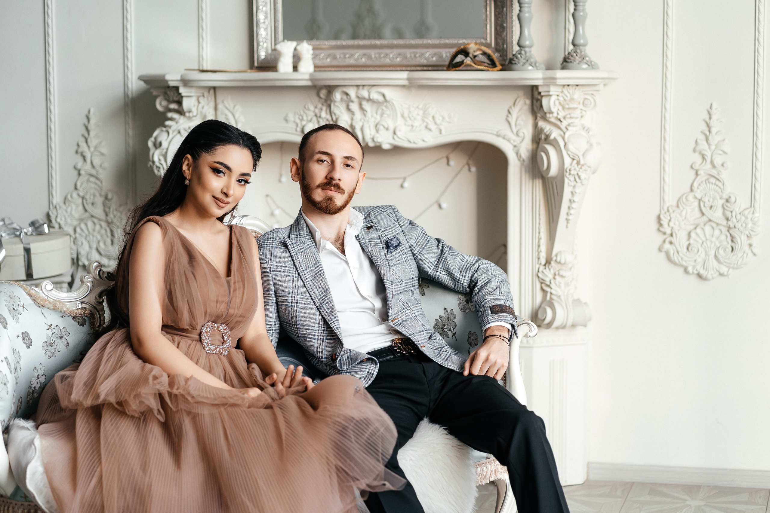 Свадебная фотосессия в студии. Фотограф Ким Наталья в Красноярске