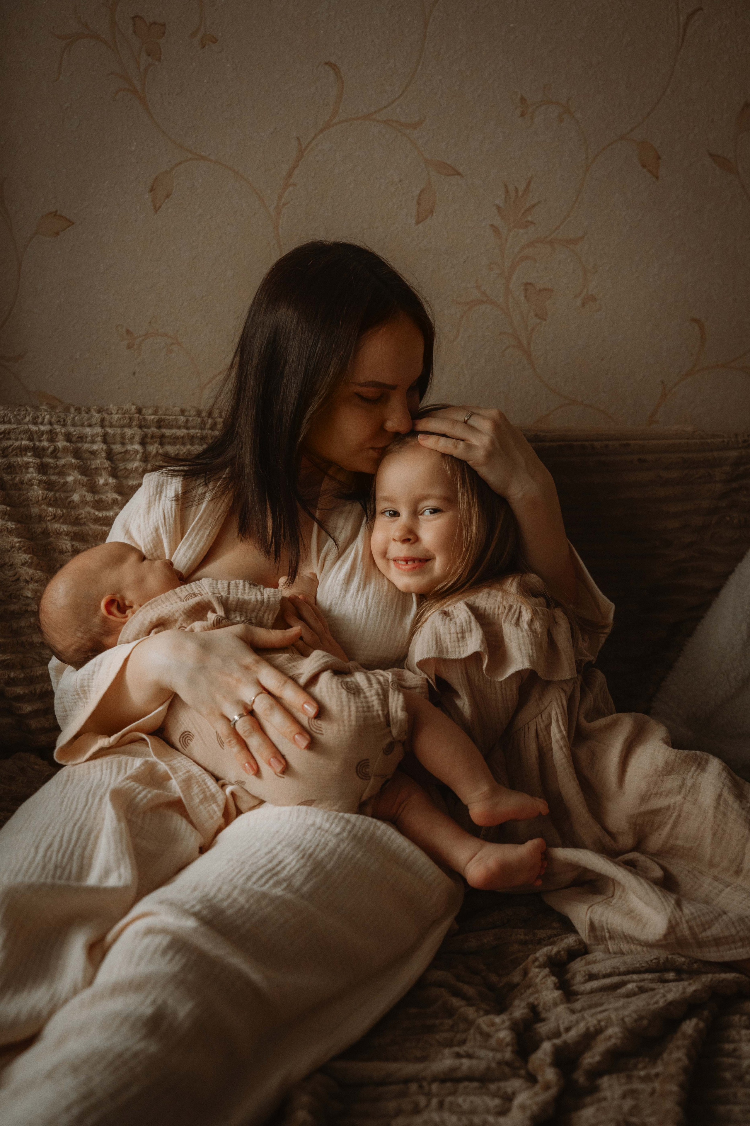 Ваня, Лера, Алиса и Кирюша. Семейный фотограф • Домашние съемки в Нижнем Новгороде