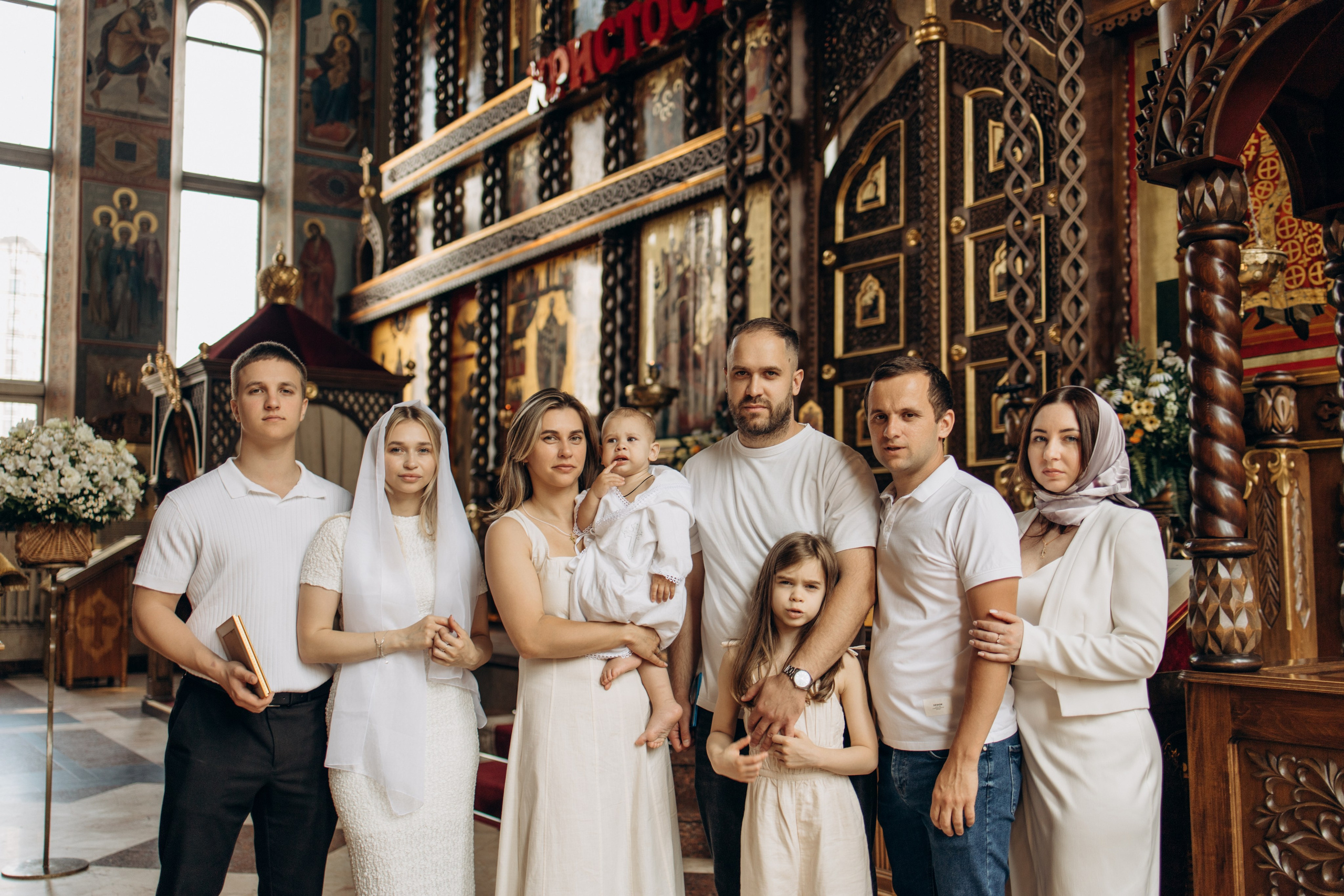 Крещение Радмира. Самый теплый фотограф в Краснодаре Рябоконь Ксения