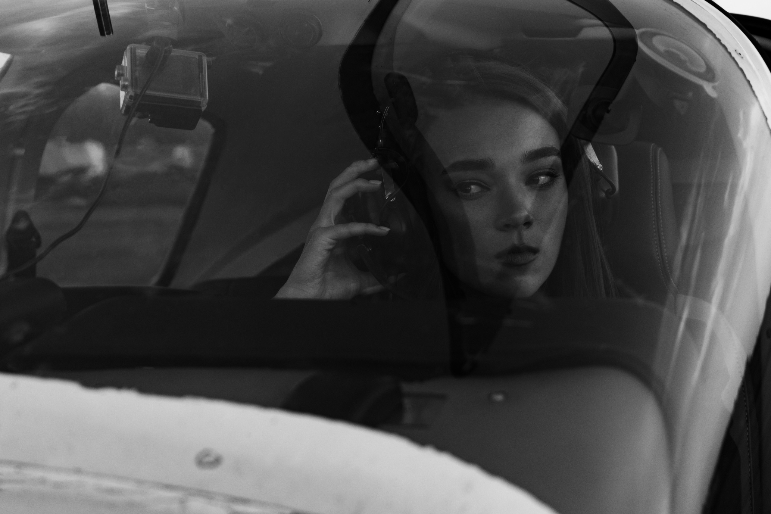 НЕБО, САМОЛЕТ, ДЕВУШКА. Индивидуальный фотограф в Санкт-Петербурге Надежда Волобуева