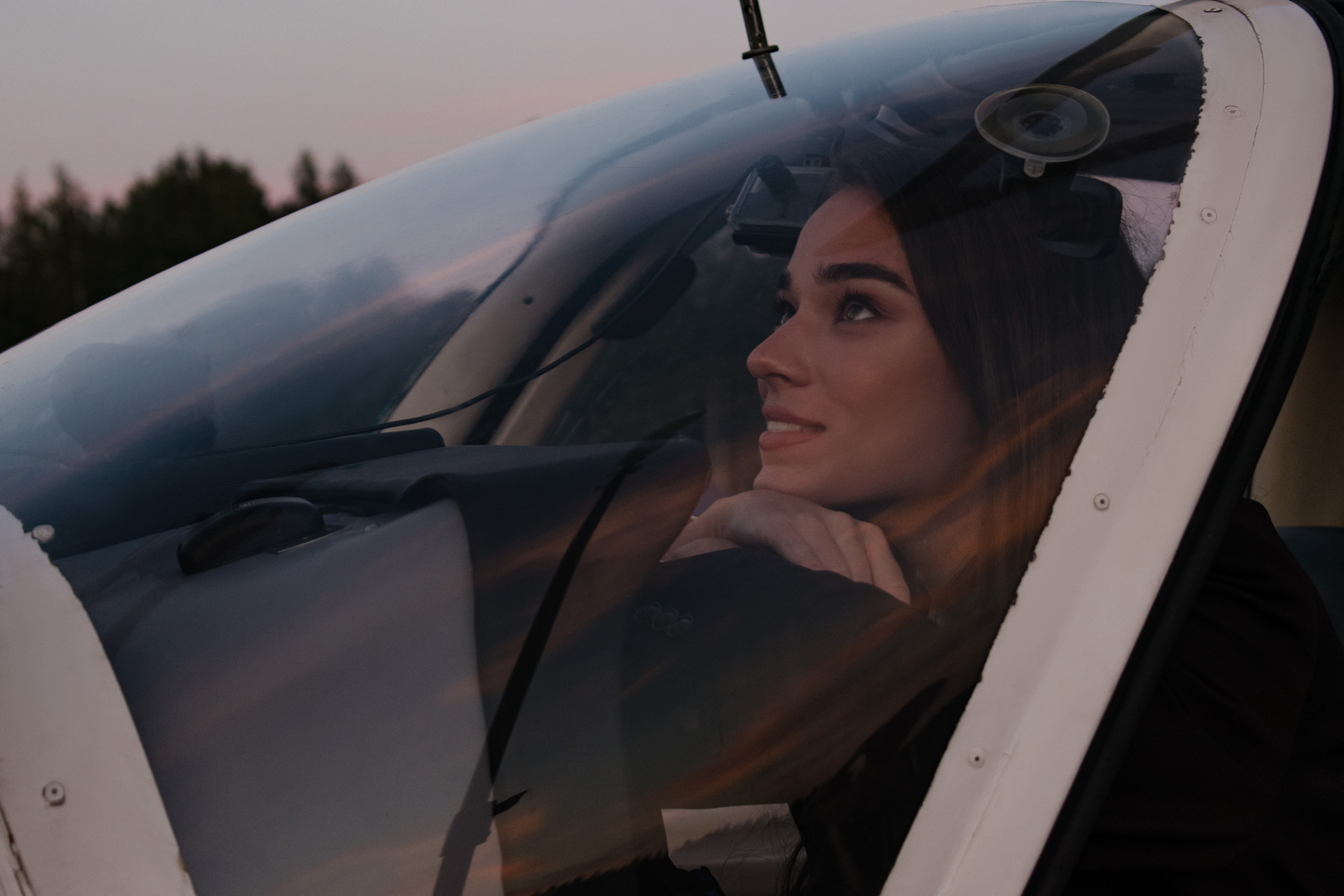 НЕБО, САМОЛЕТ, ДЕВУШКА. Индивидуальный фотограф в Санкт-Петербурге Надежда Волобуева