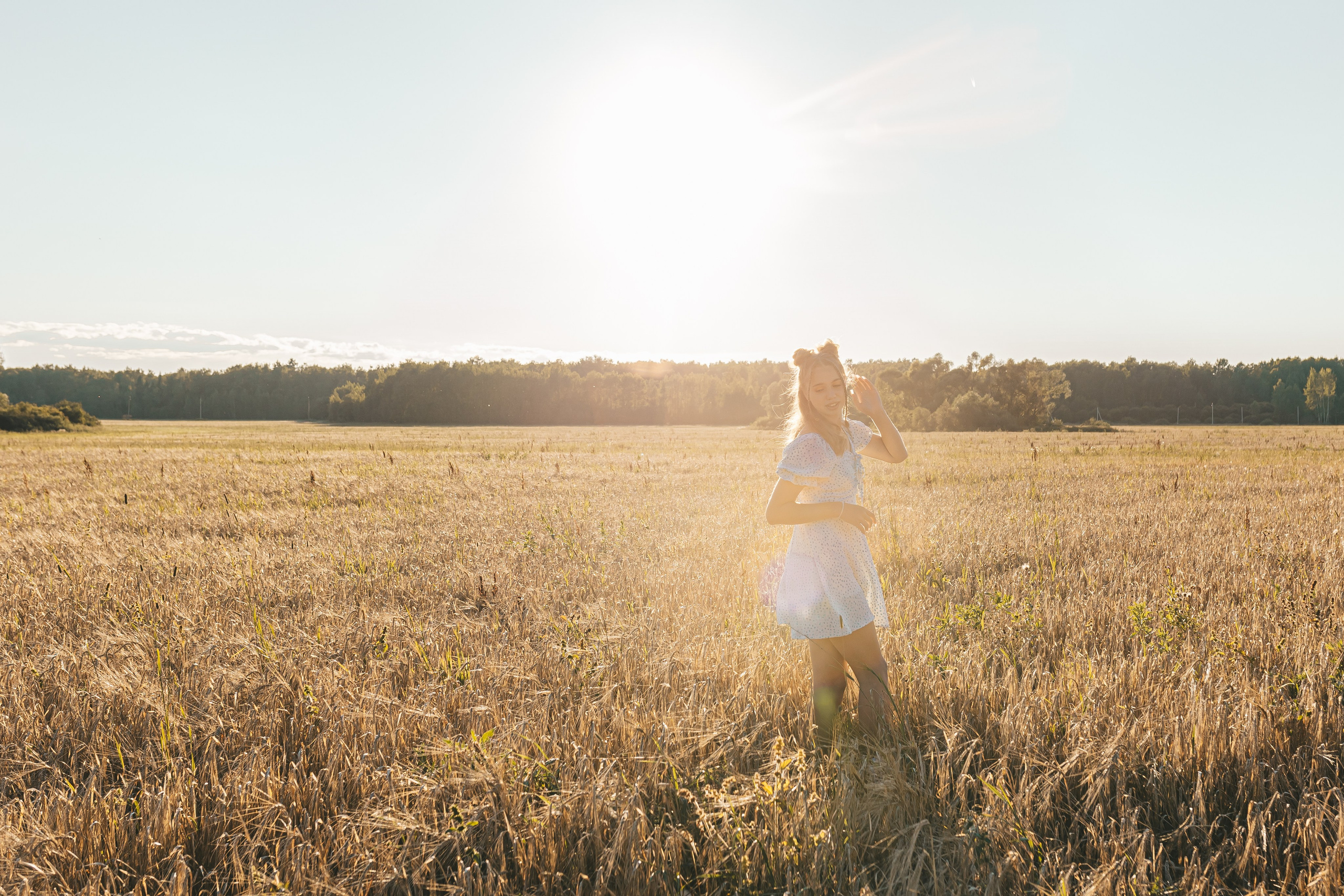 Фотосессия в поле. Семейный и женский фотограф в Москве Надежда Воробьева