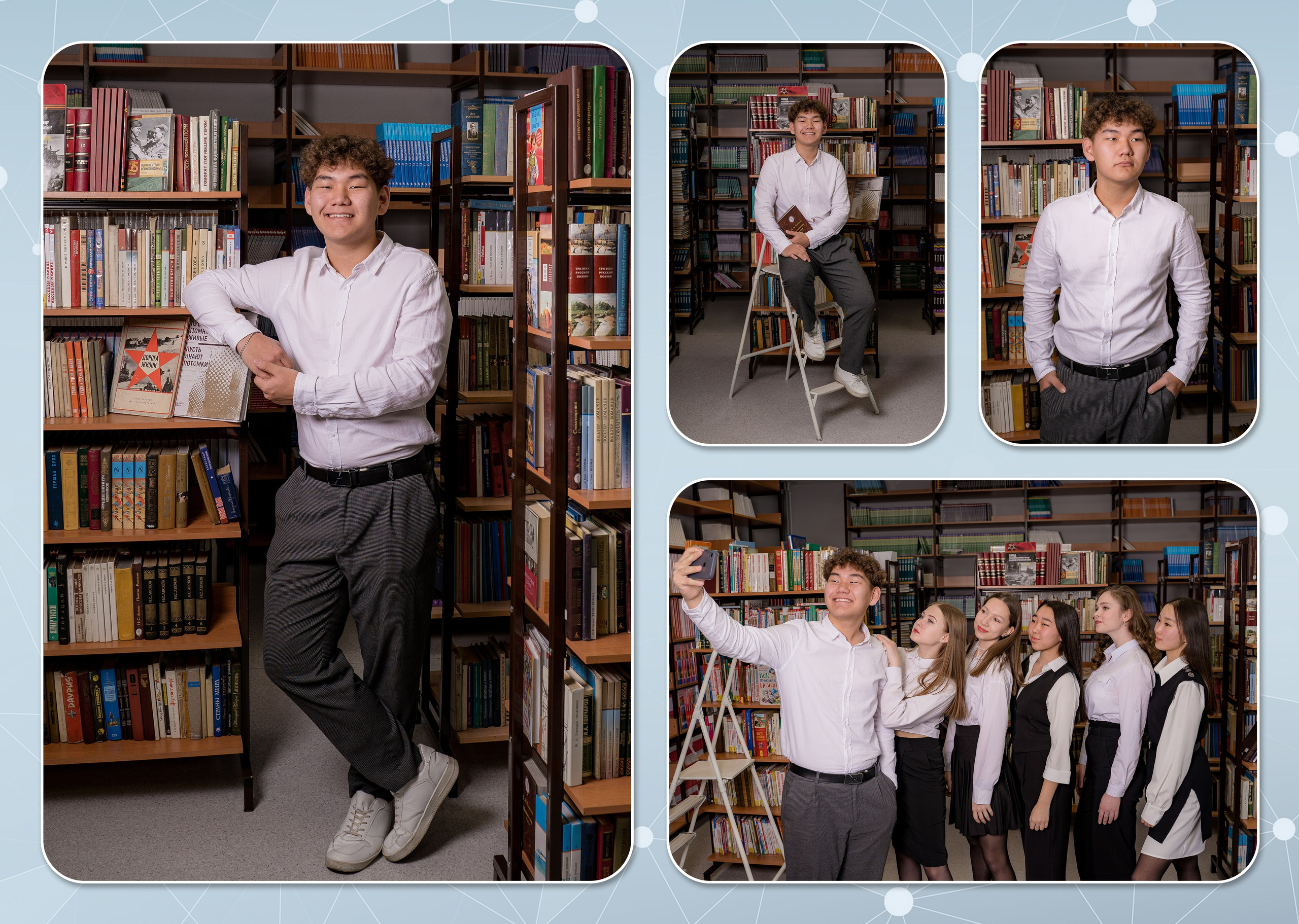 Выпускные альбомы премиум класса. Фотостудия Малина в городе Улан-Удэ. Фотограф Ирина Жарникова