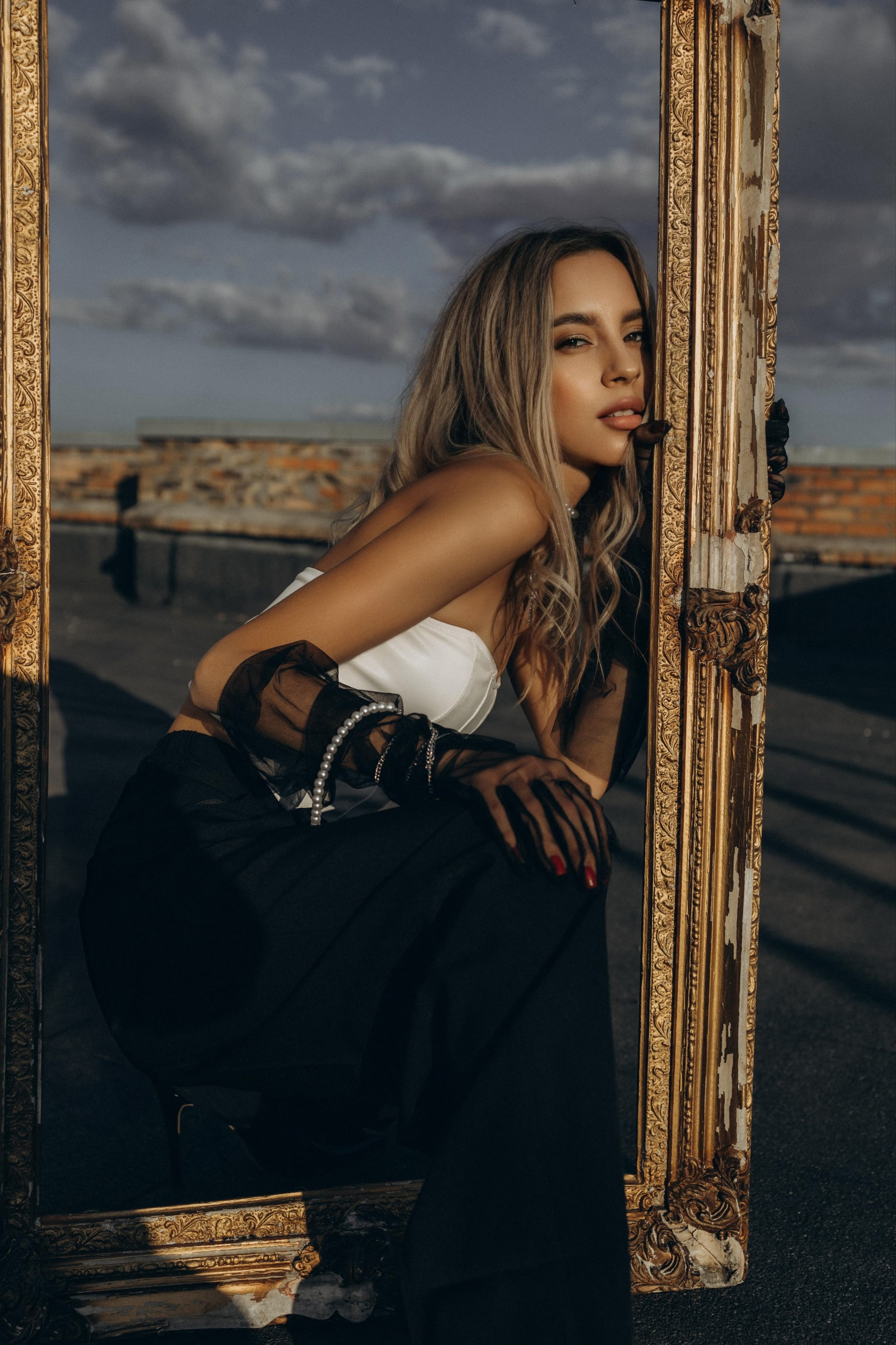 Сабина. На крыше. Фотограф Ксения Железникова