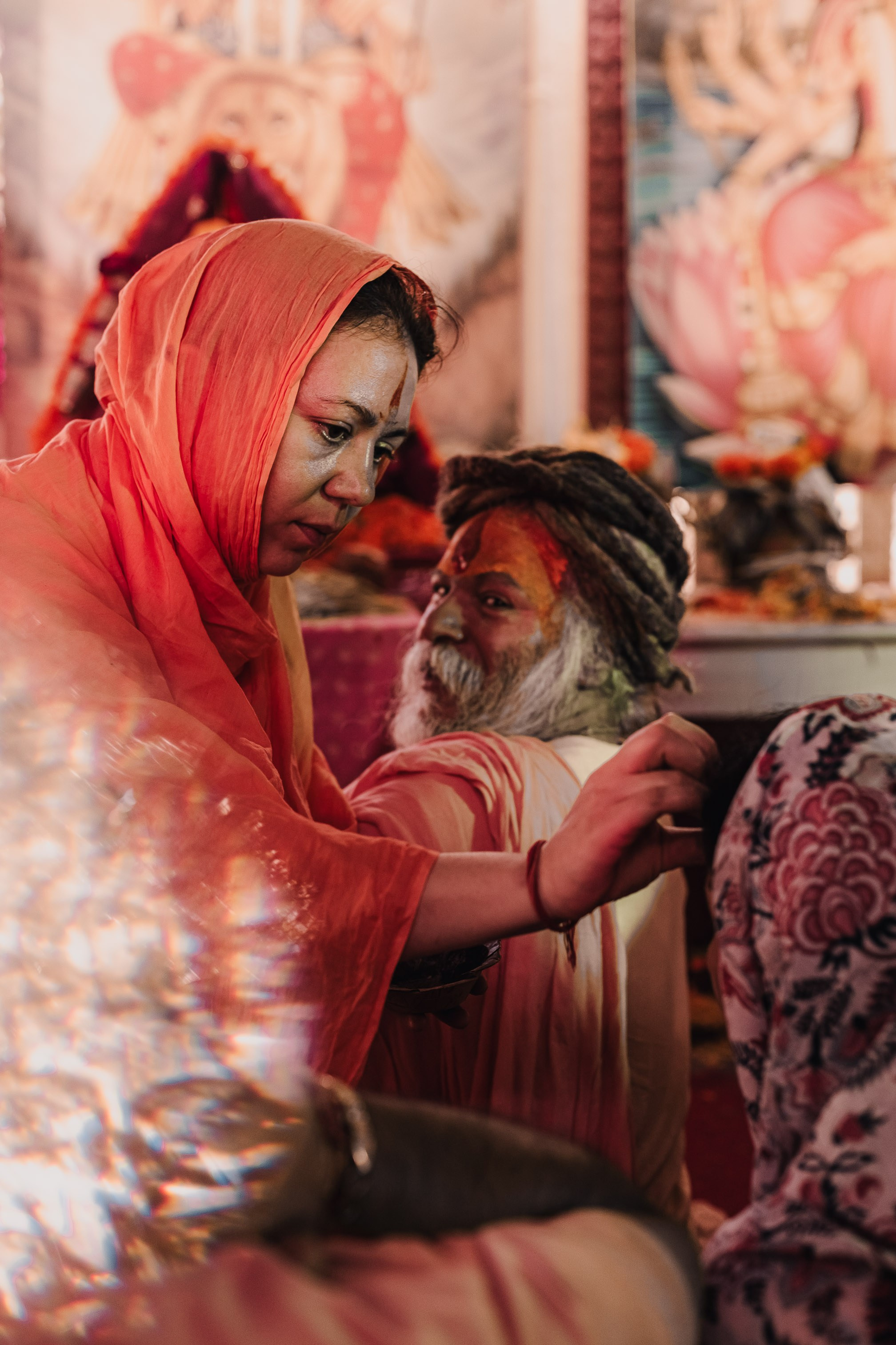 Navaratri yajna at Devraha Baba Ji ashram. Мариам Багдасарян