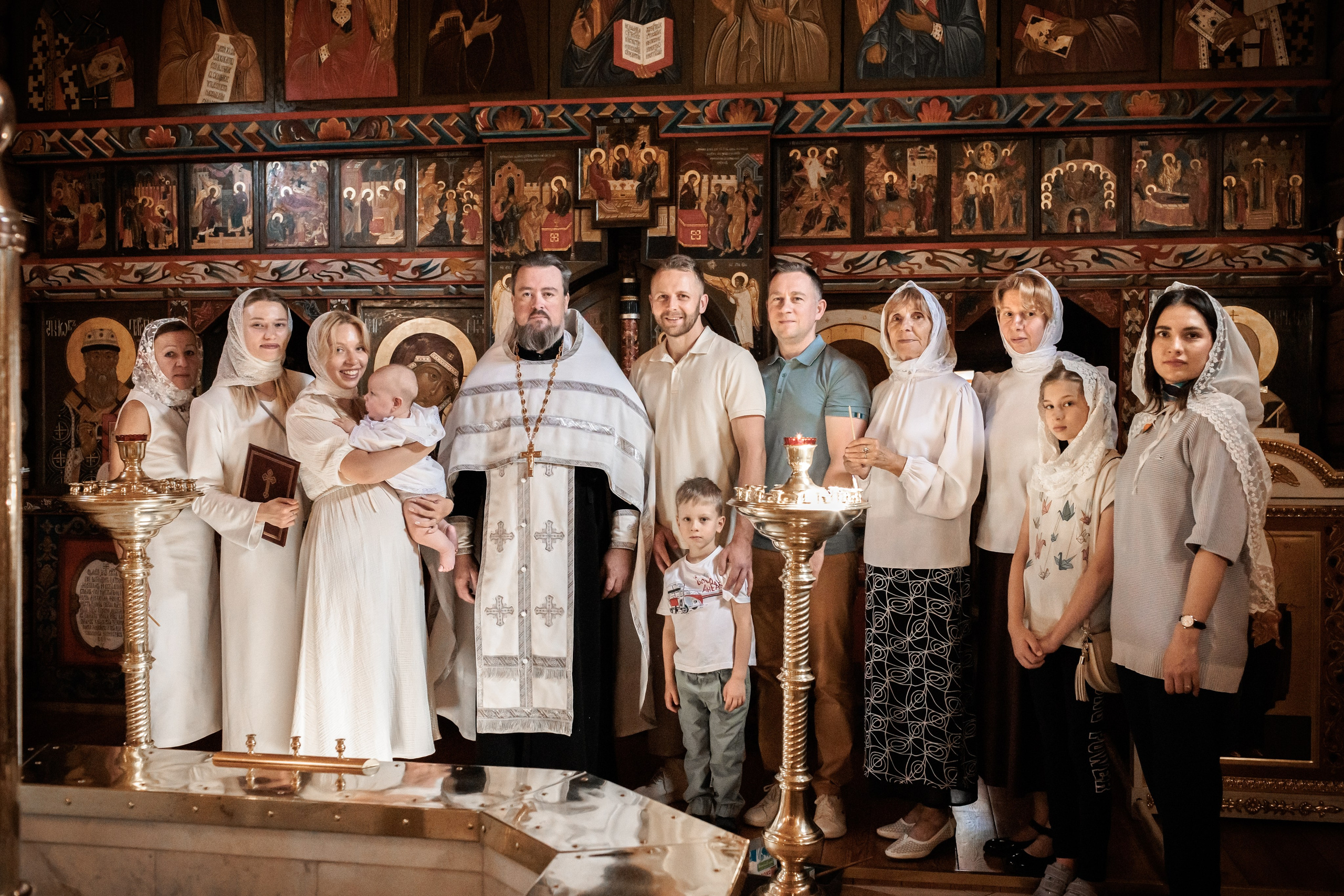 Крещение в Храме Успения Пресвятой Богородицы в Косино. Профессиональный фотограф в Москве и Мо Мария Шантарёва