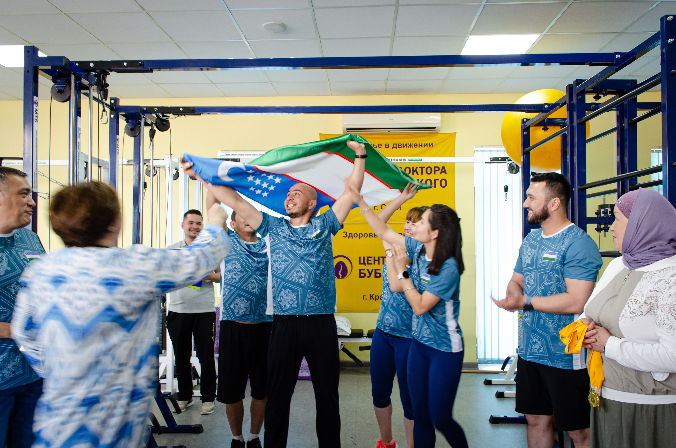 Медицинское спортивное мероприятие. Фотограф