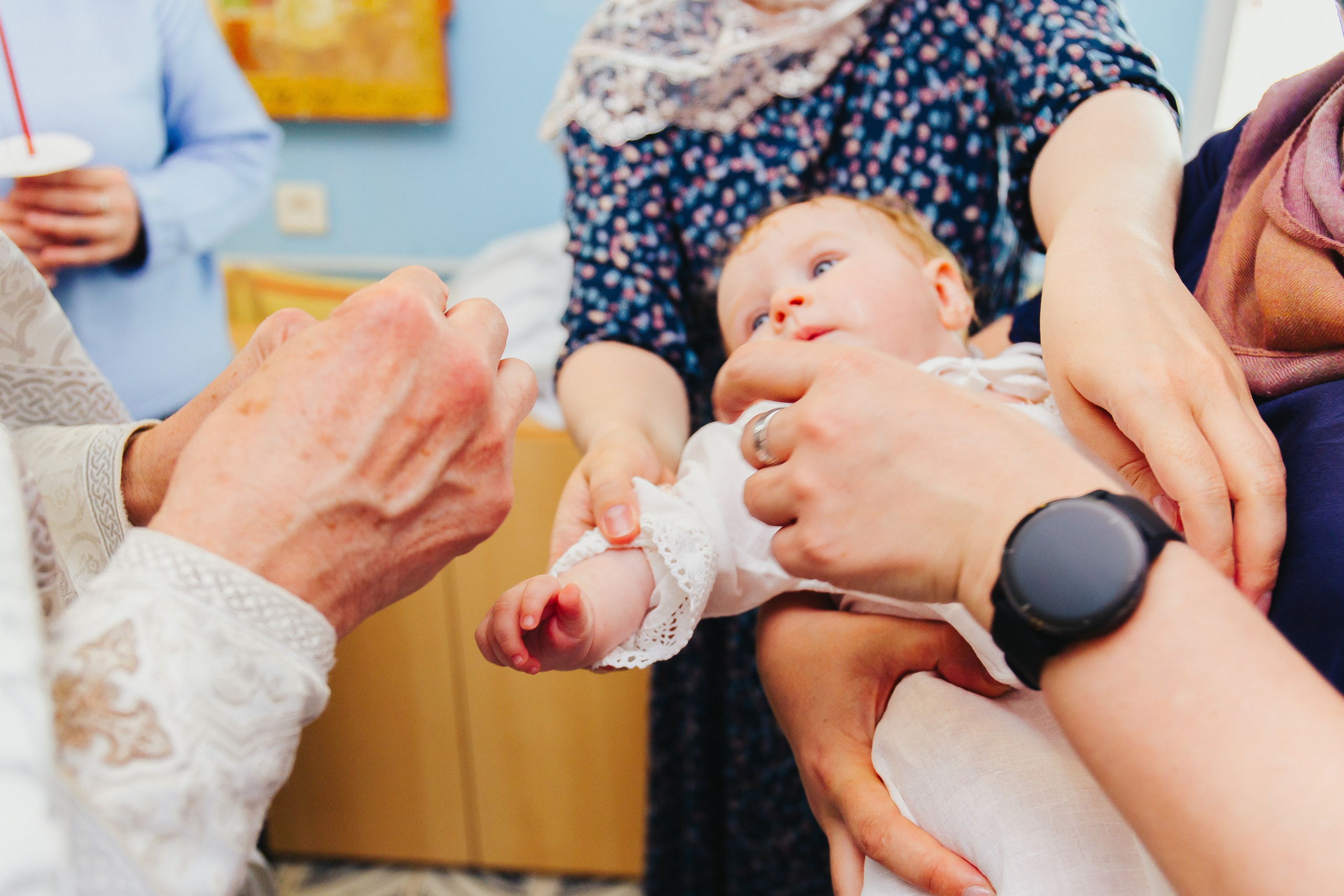 Фотосессия крещения малыша. Фотограф новорожденных и детский в Сергиевом Посаде Кругликова Юлия