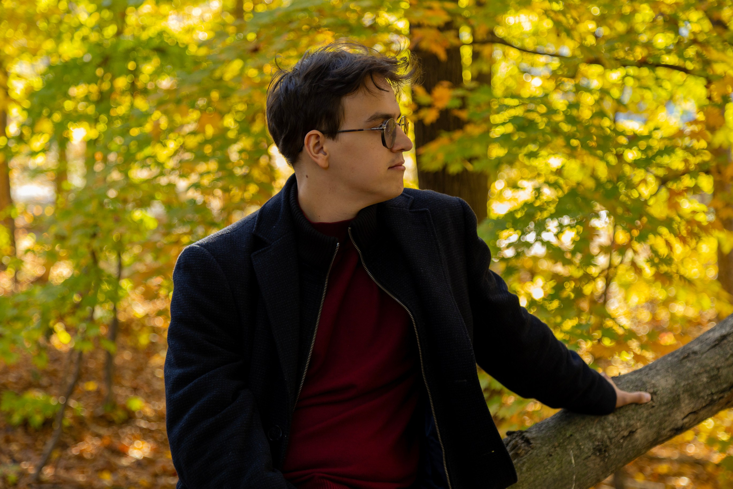 Портрет Осень в парке. Репортажный и портретный фотограф в Владивостоке