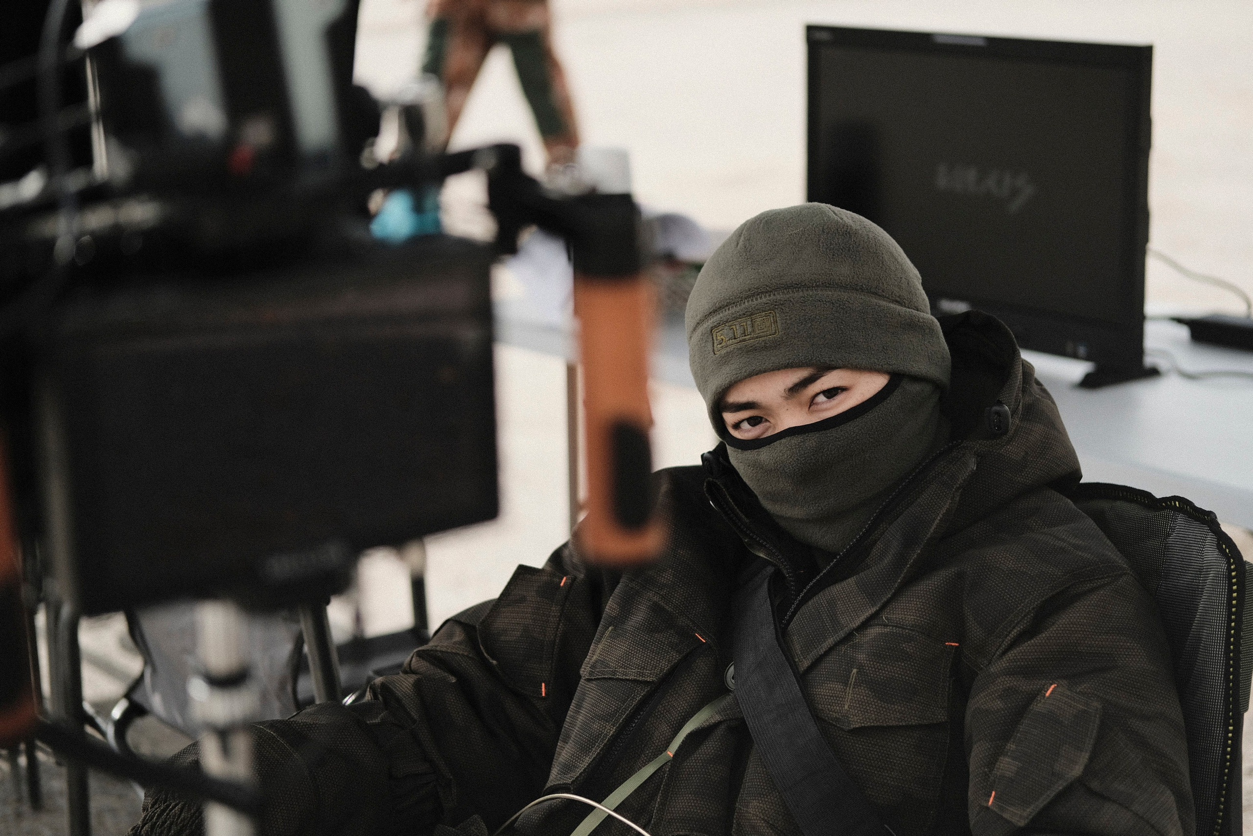 Backstage со съемок фильма «Набат». Профессиональный фотограф