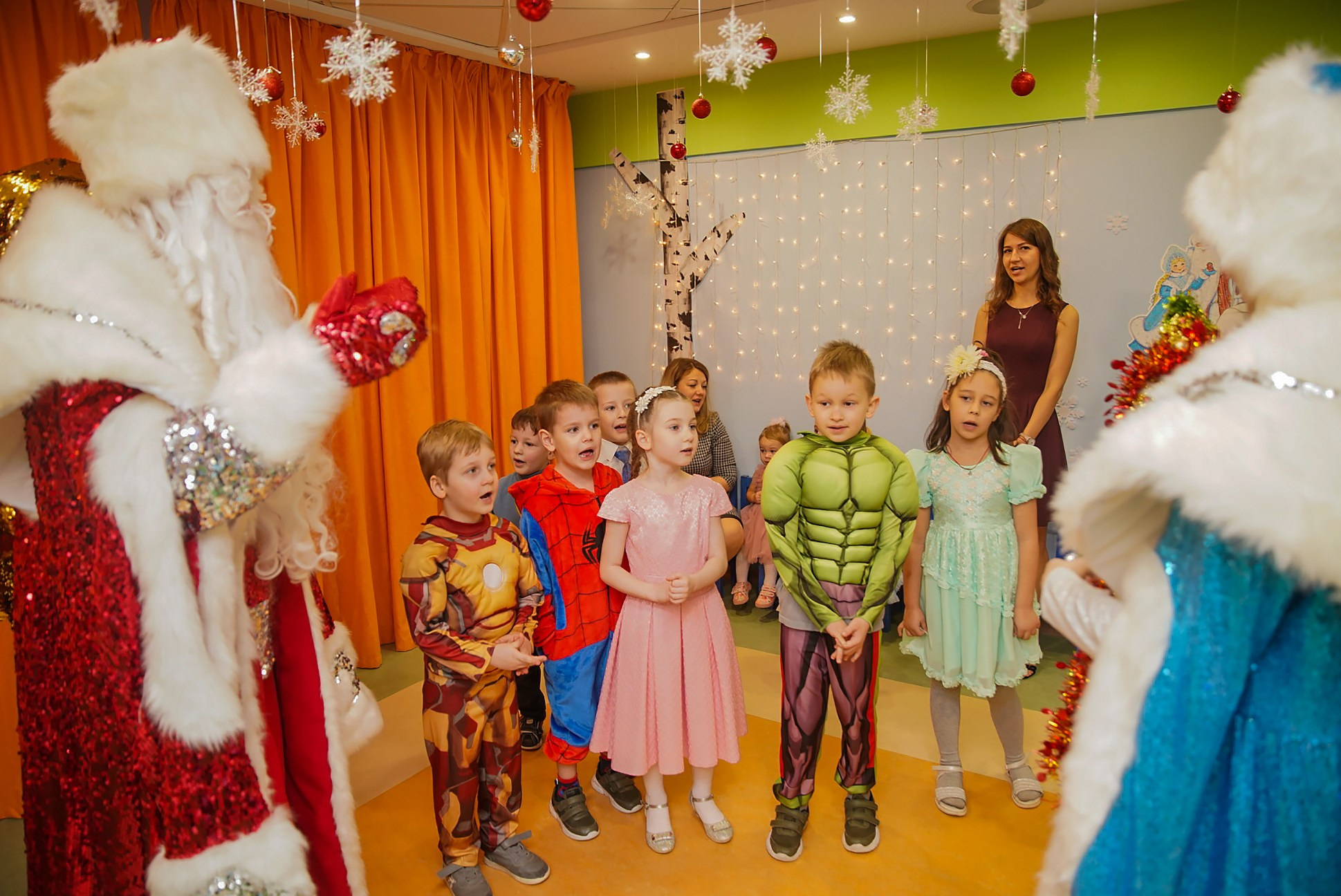 Новый год в частном детском садике. Семейный и детский фотограф в Нижнем Новгороде