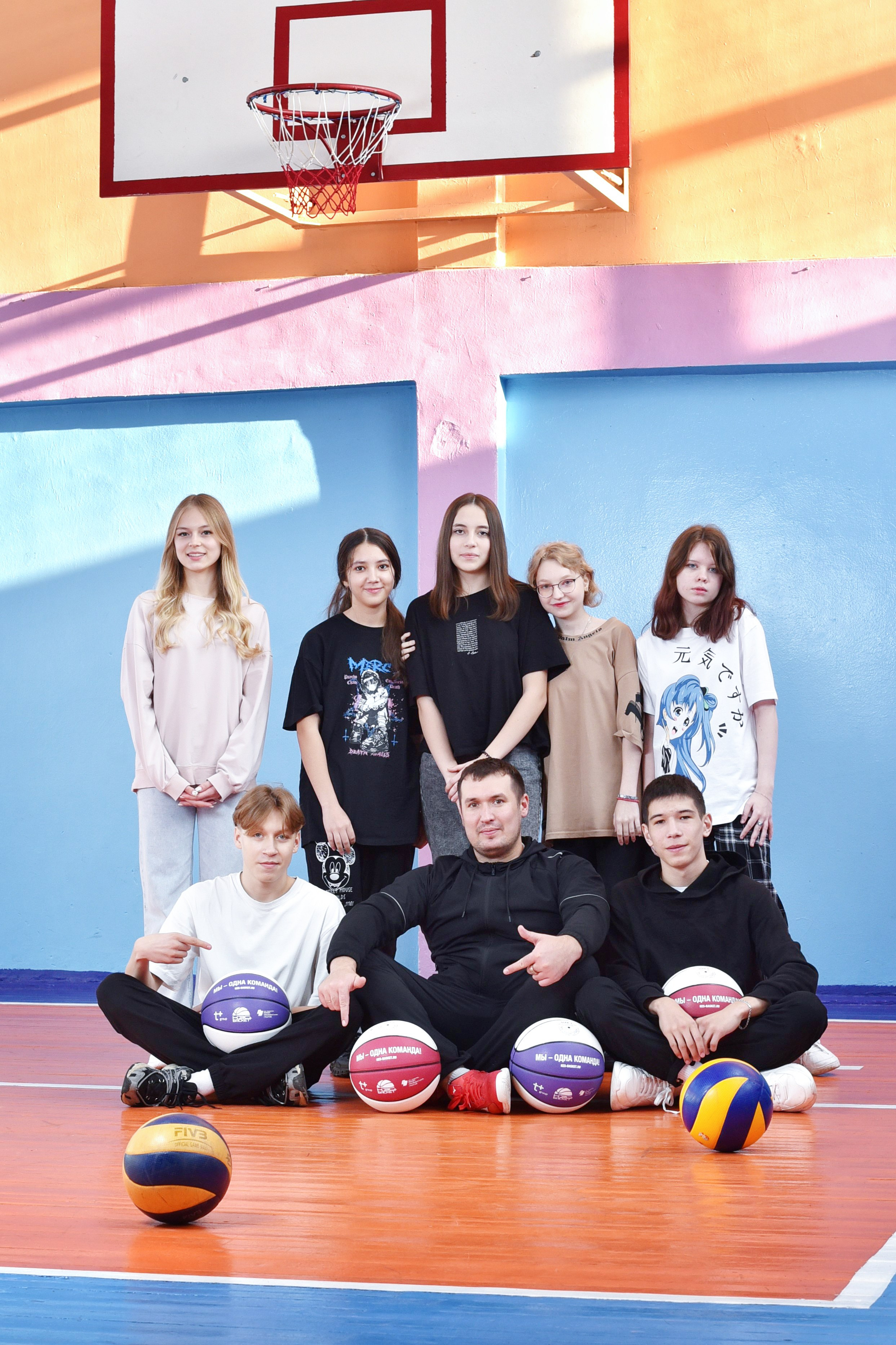 ФОТОСЕССИЯ В СПОРТИВНОМ ЗАЛЕ. Школьный фотограф ЛАРИСА МАТВЕЕНКО