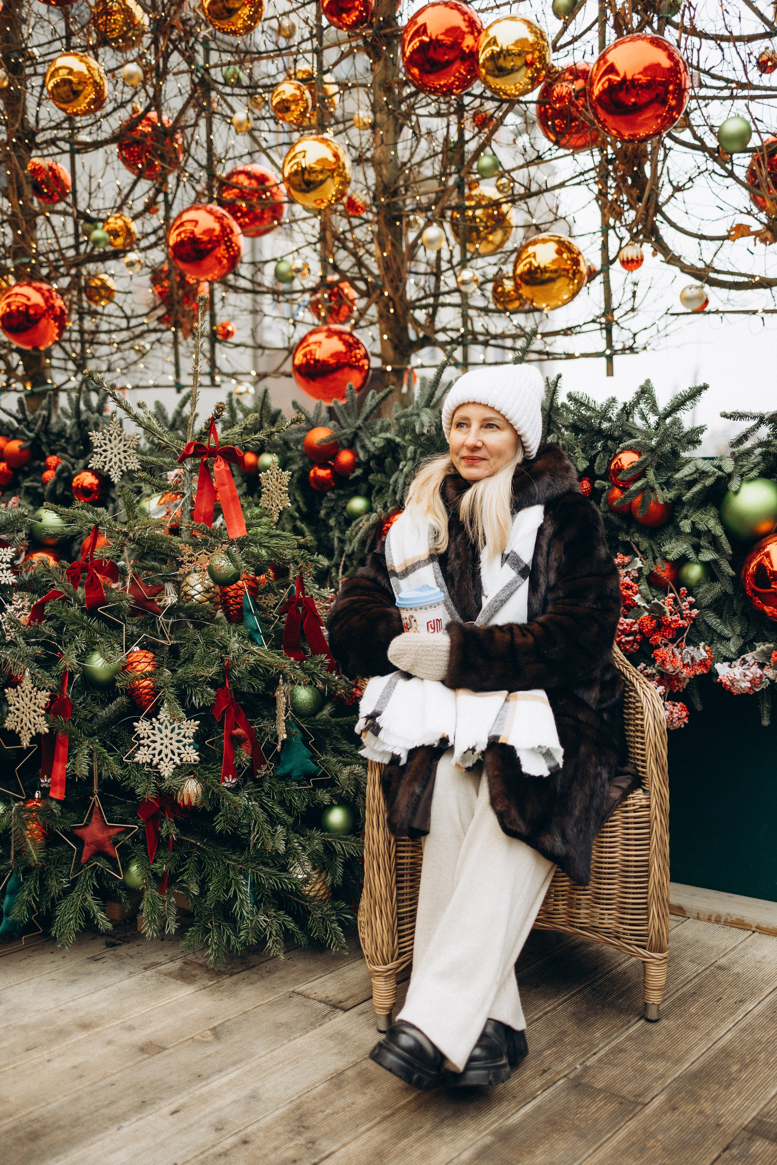 Зимняя прогулка Юлии. Фотограф lifestylе в Москве Пшеничная Анастасия