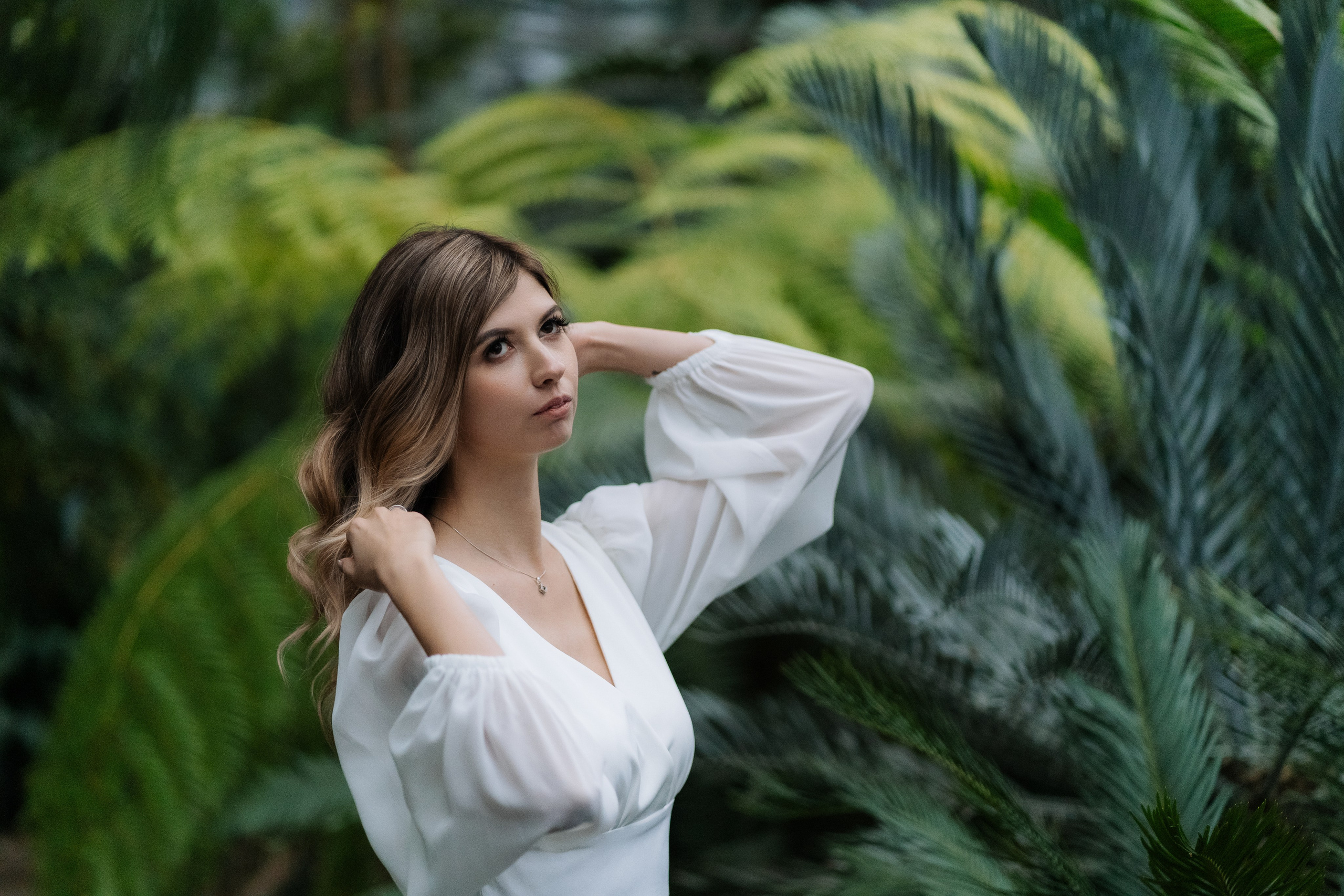 Свадебная фотосессия в оранжерее, Москва. Свадебный фотограф в Москве Анна Полушина