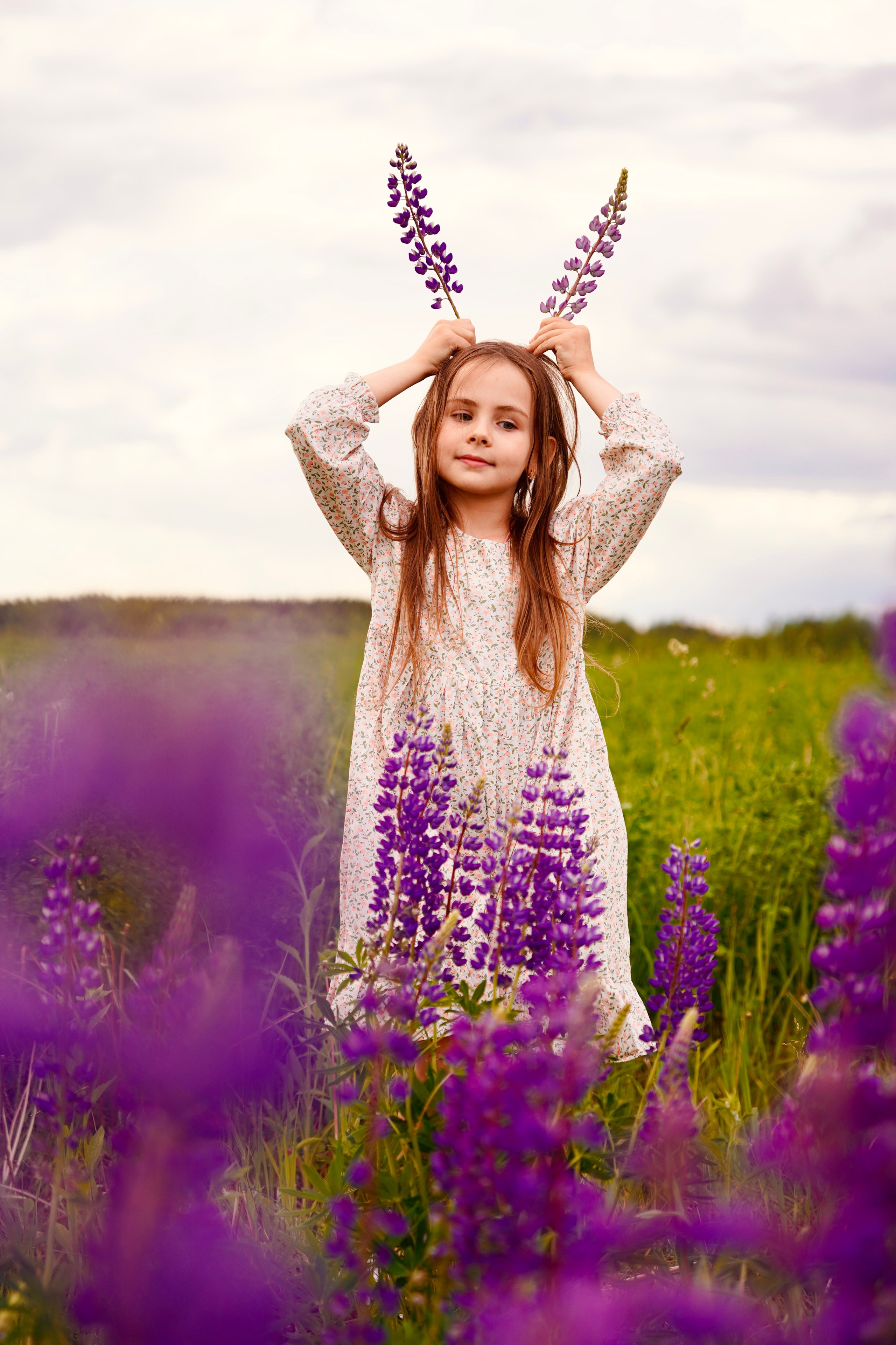 Когда цветут люпины. Семейный и детский фотограф Александра Гвоздикова