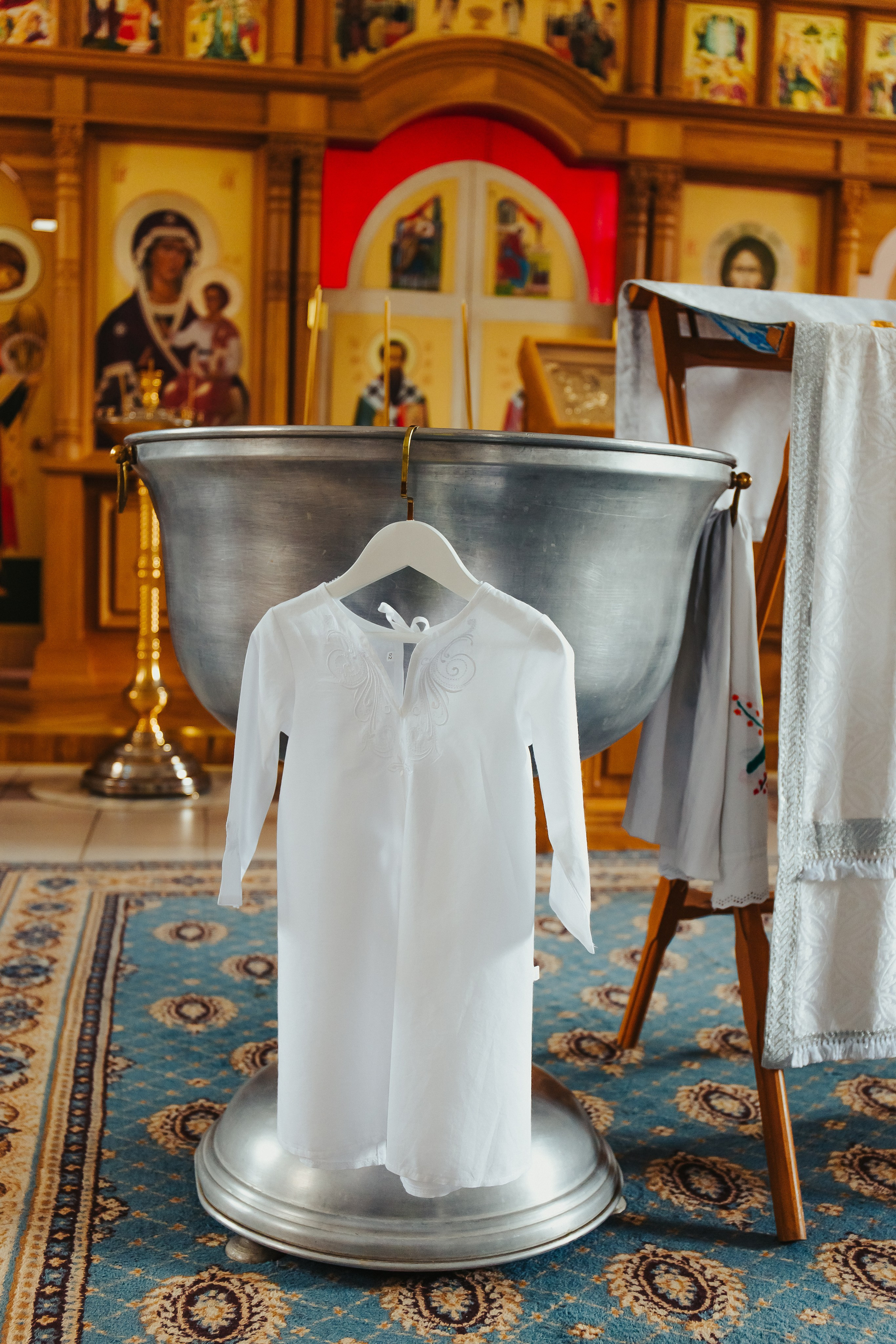 Фотосъемка Крещения ребенка. Фотограф новорожденных и детский в Сергиевом Посаде Кругликова Юлия