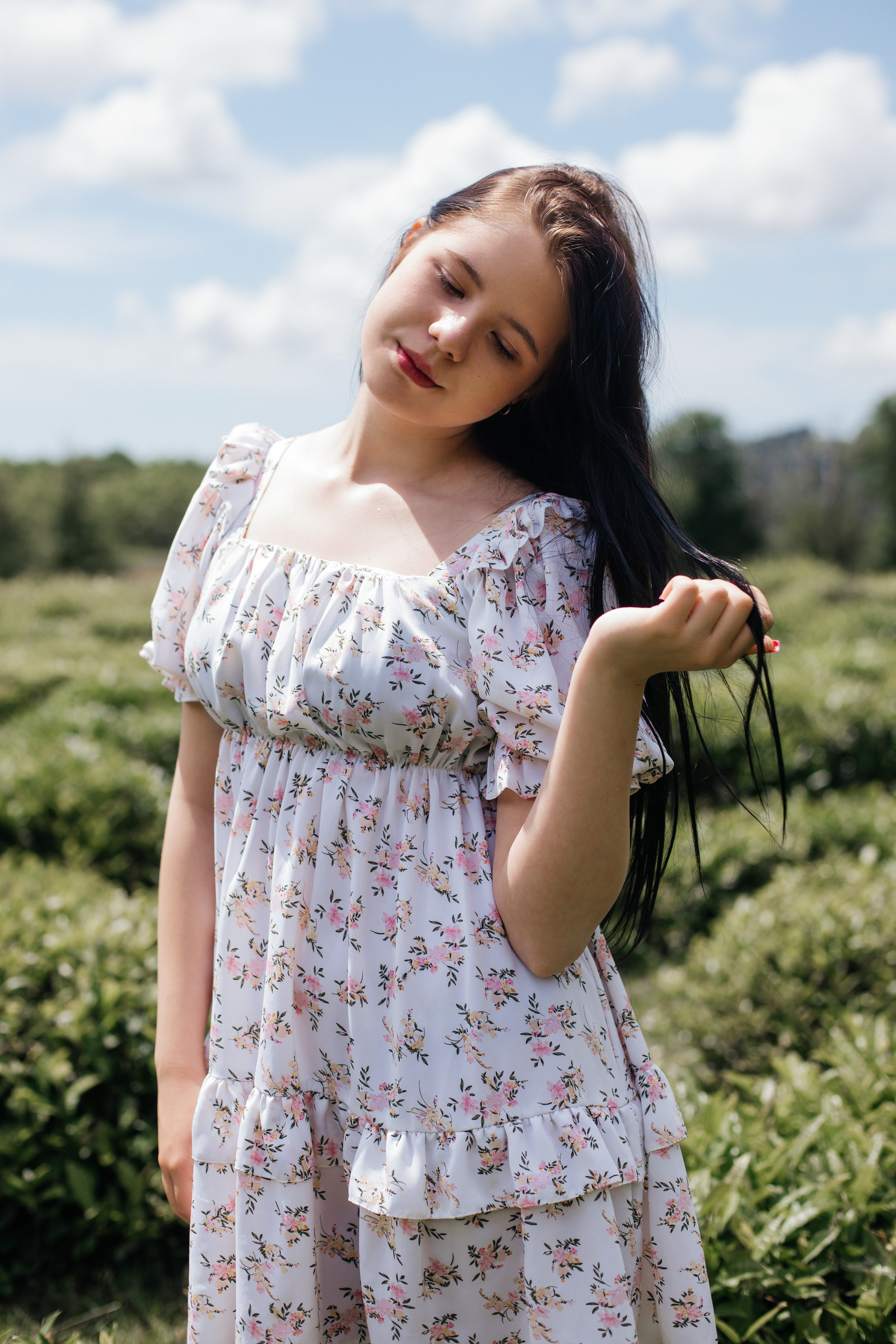 Tea plantation. Efimova Model Agency