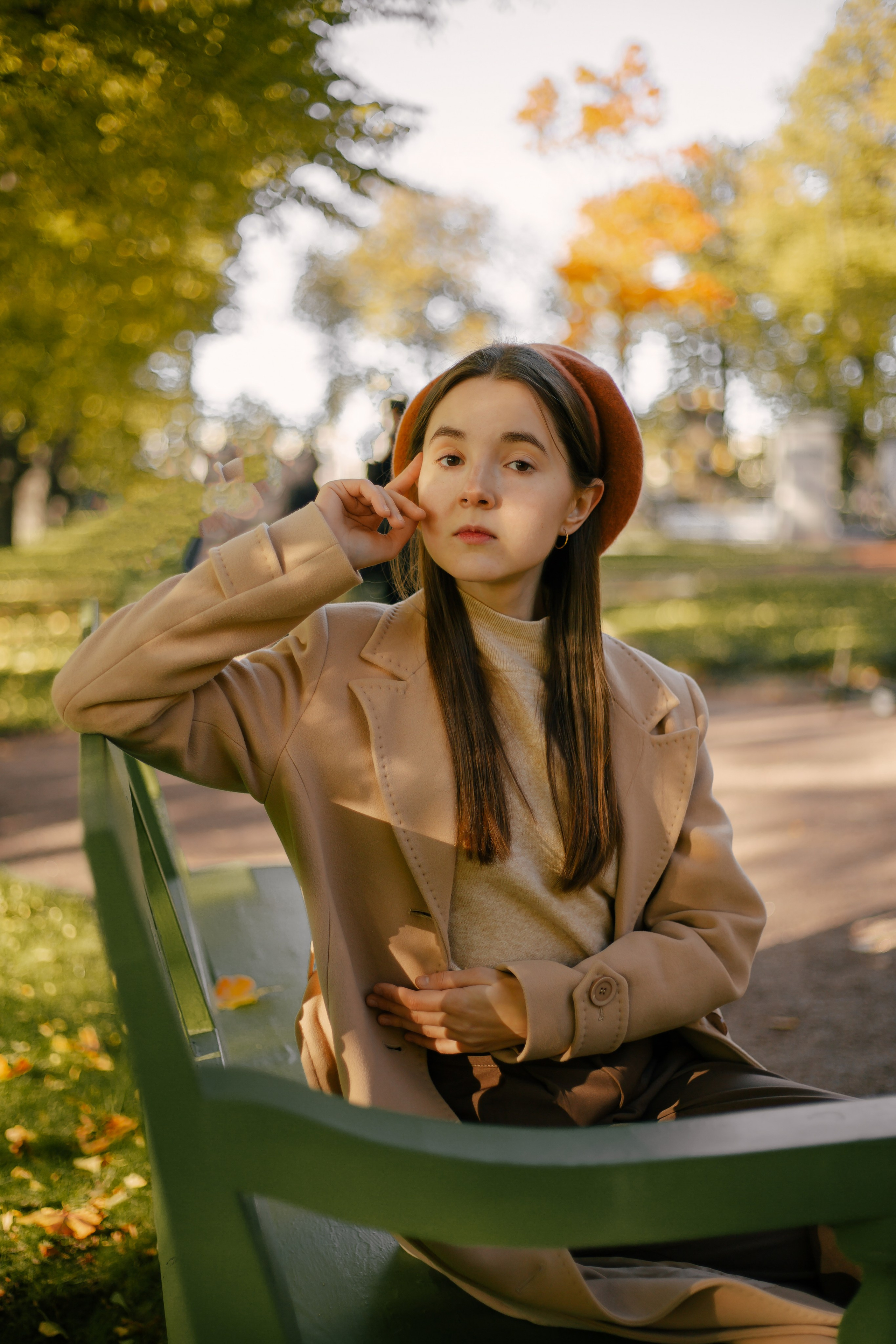 Осенью в Летнем саду. Свадебный и женский фотограф в Санкт-Петербурге Муртеева Екатерина