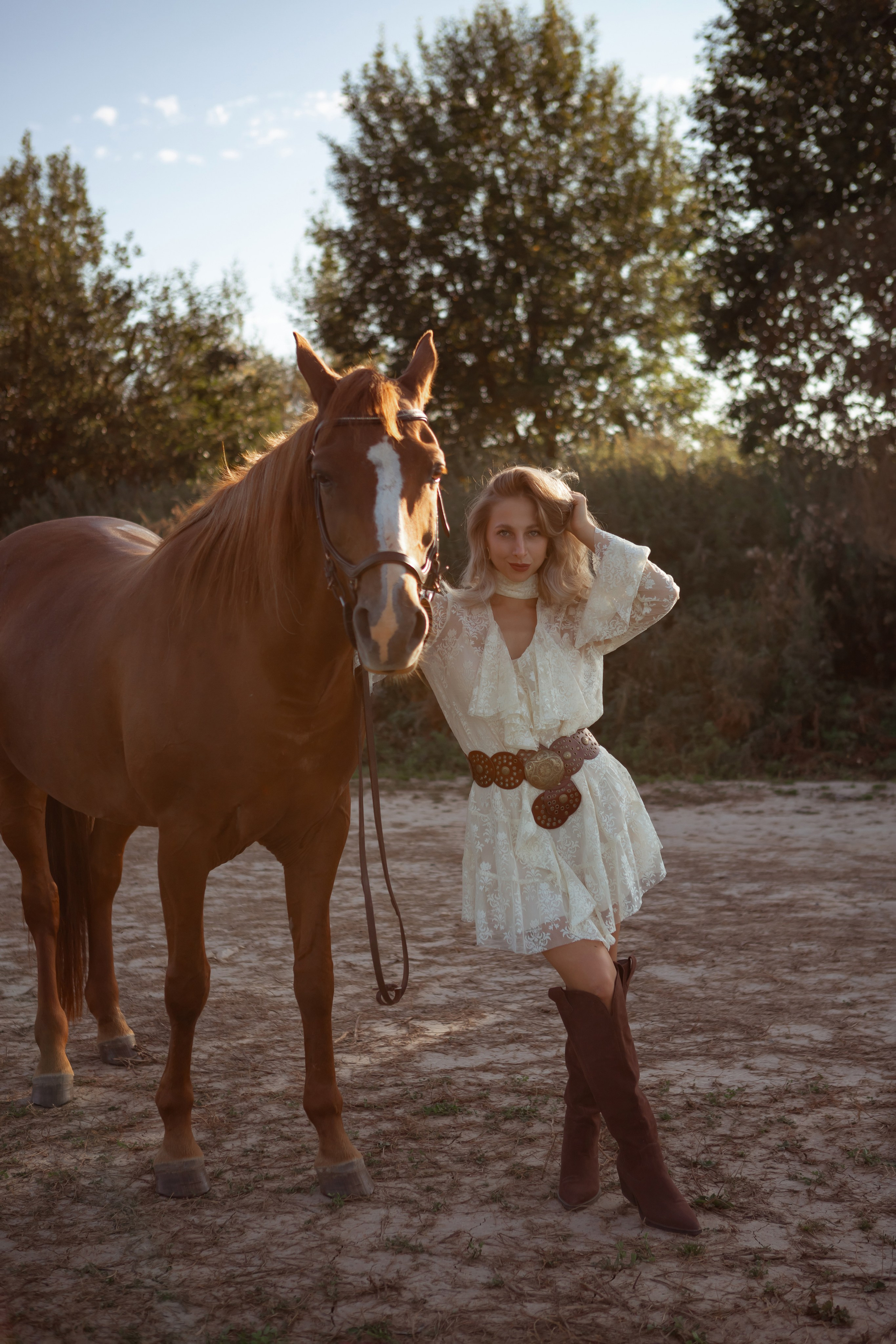 Съемка Елизавета с лошадьми. Фотограф Калуга