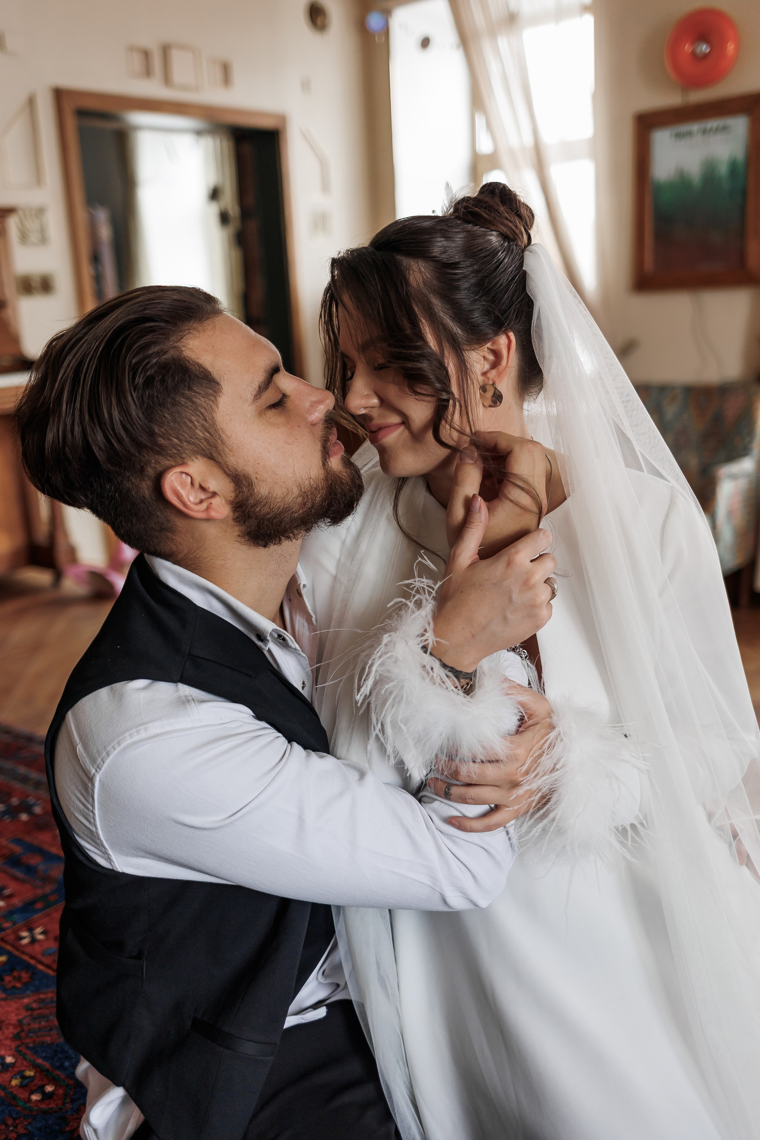 Свадебная фотосессия в студии-квартире «Путешественника» — заказать в Спб |Екатерина Ладванова