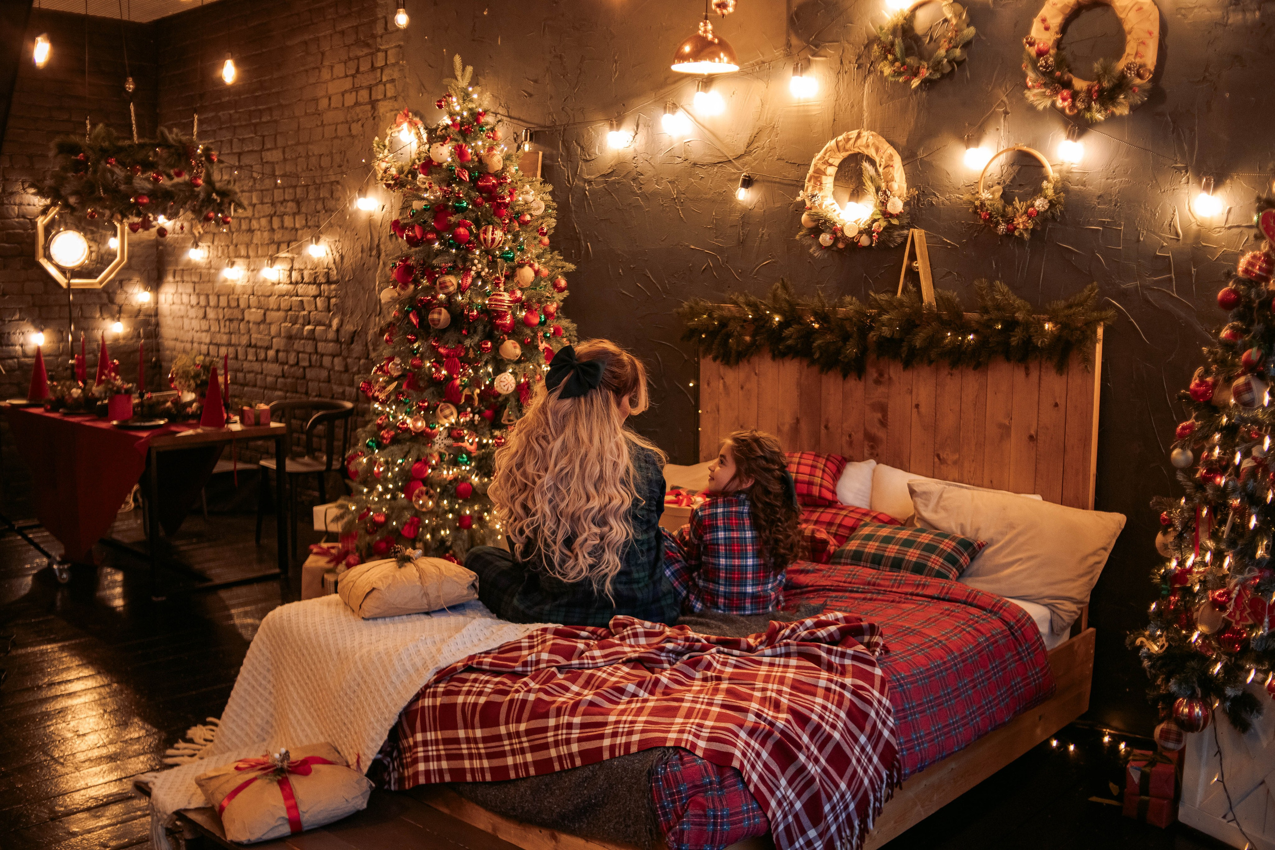 Семейная фотосессия к новому году в фотостудии в Санкт-Петербурге. Фотограф в Санкт-Петербурге, Анна Скворцова