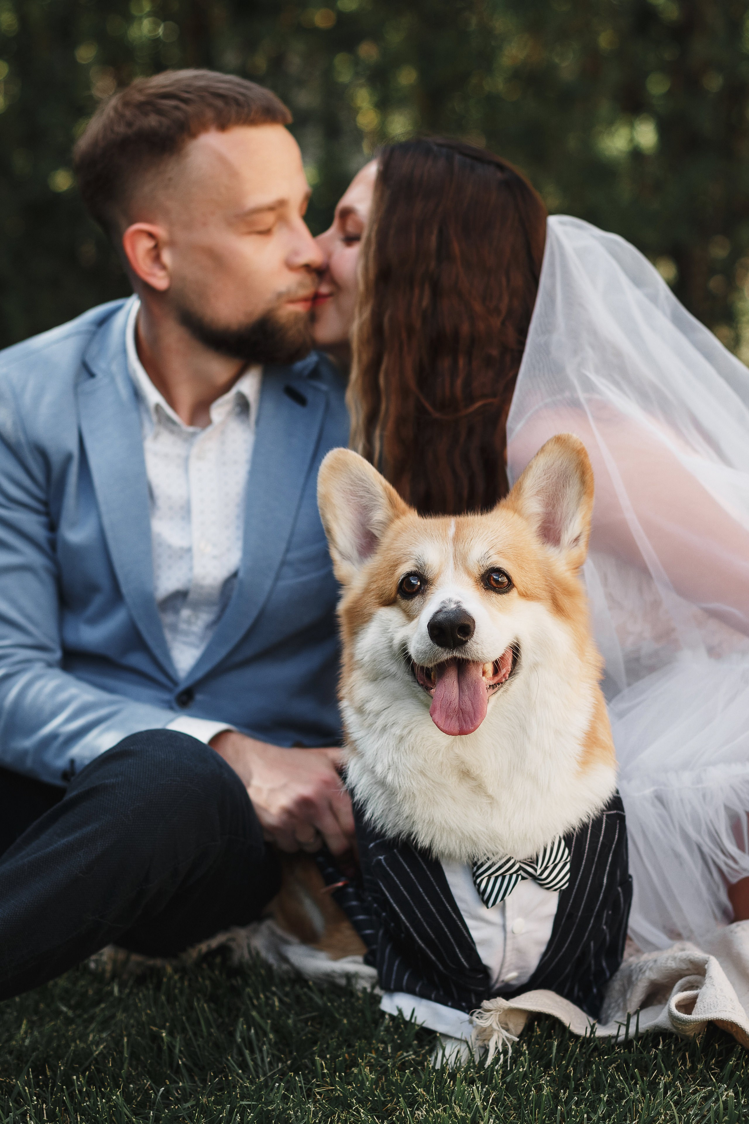 Фотосессия в Таганроге: Денис и Маша с их очаровательной собакой. Свадебный и семейный фотограф в Таганроге Бакарюк Антон