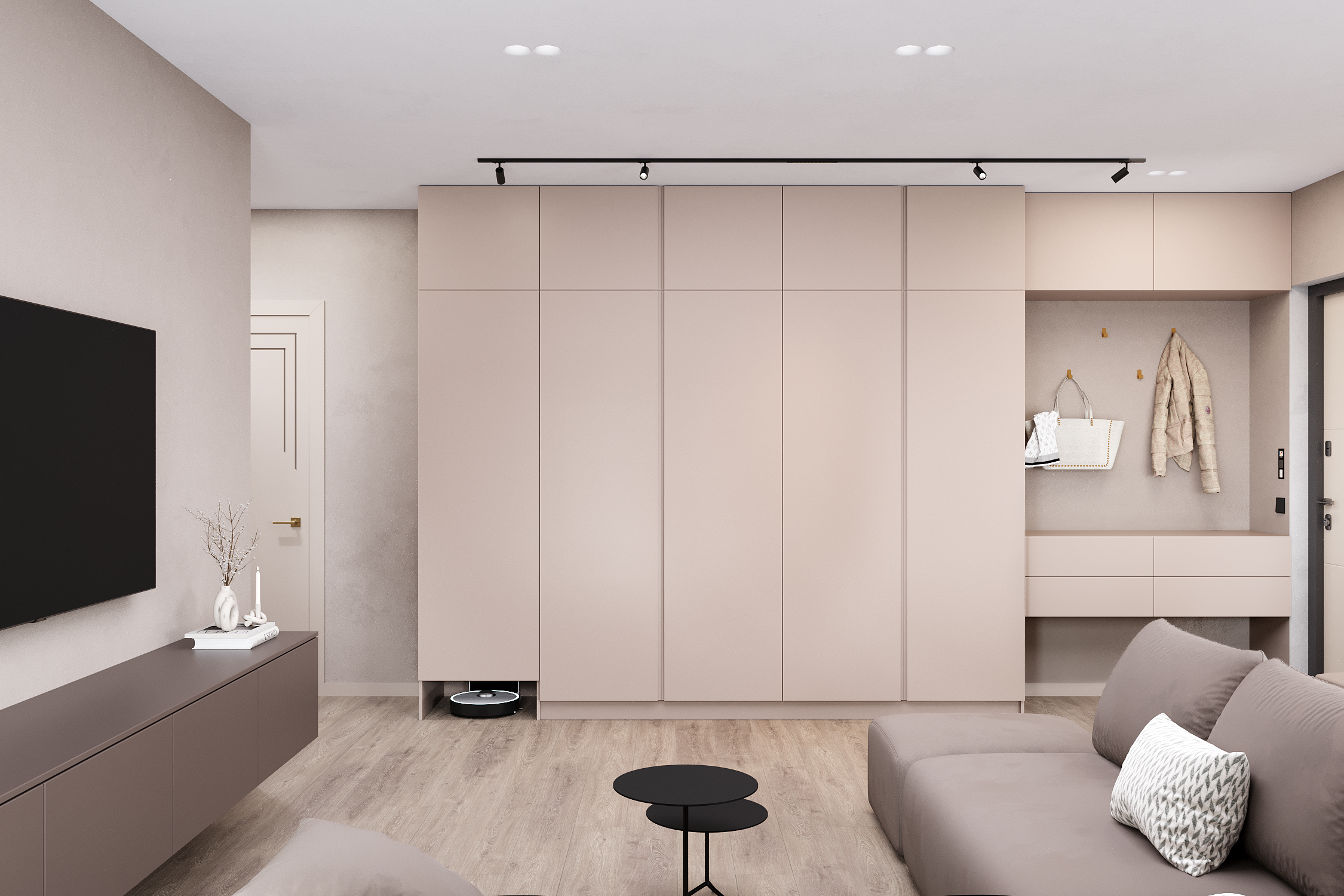 Квартира 80 м². 3D-визуализации