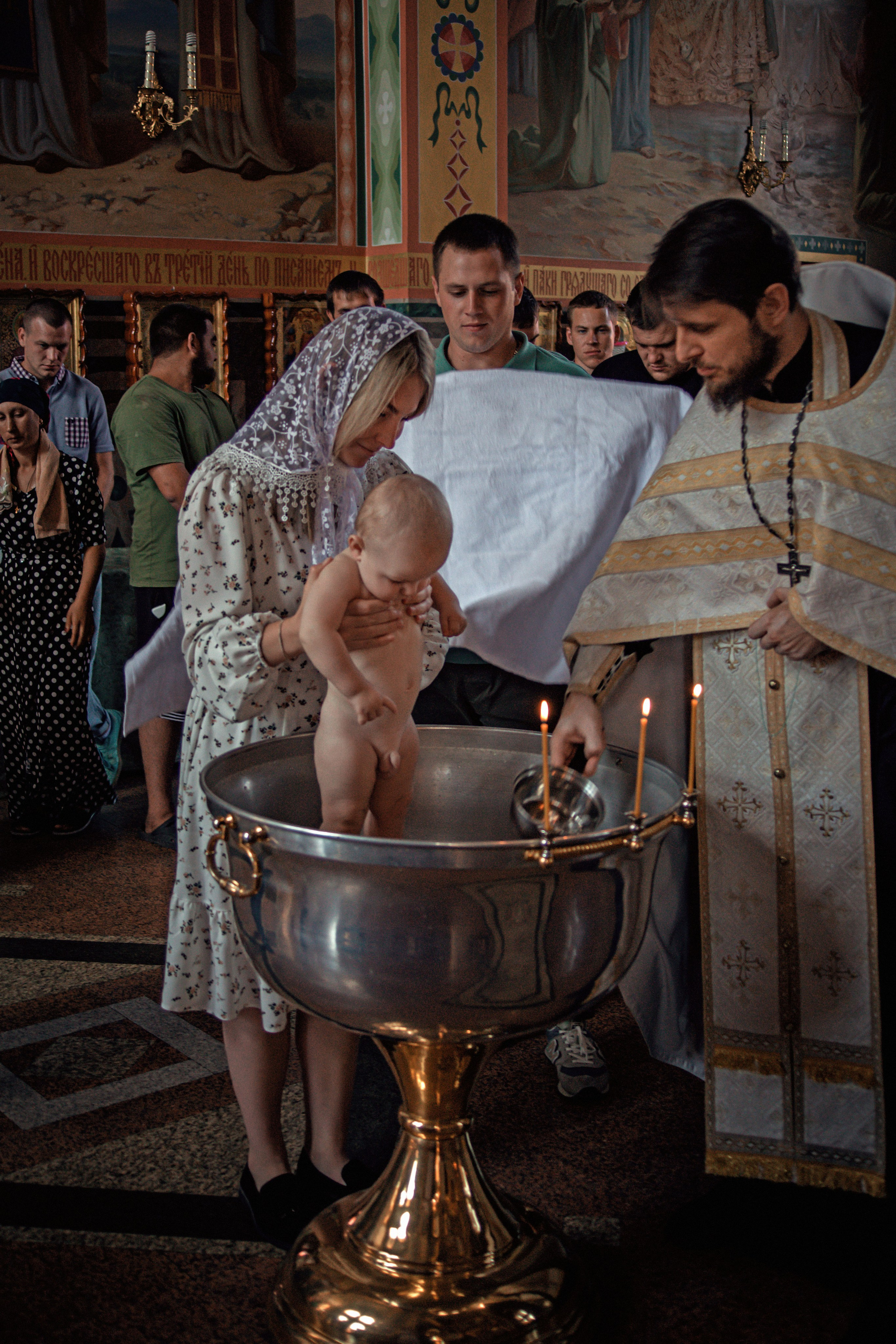 Общее крещение. Семейный и детский фотограф в Москве Ольга Кривенцова