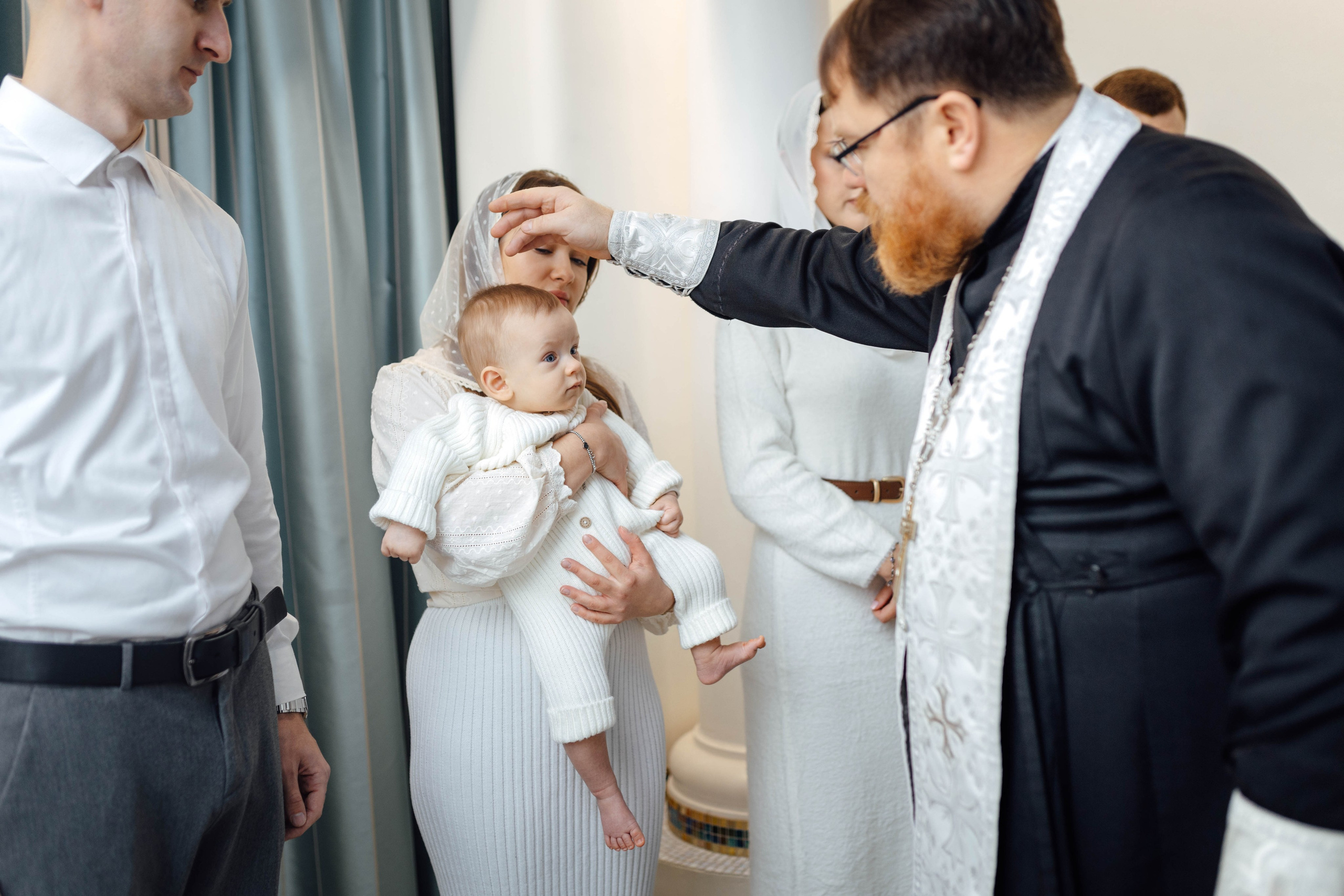 Крещение Демида, храм Святой Троицы, декабрь 2025