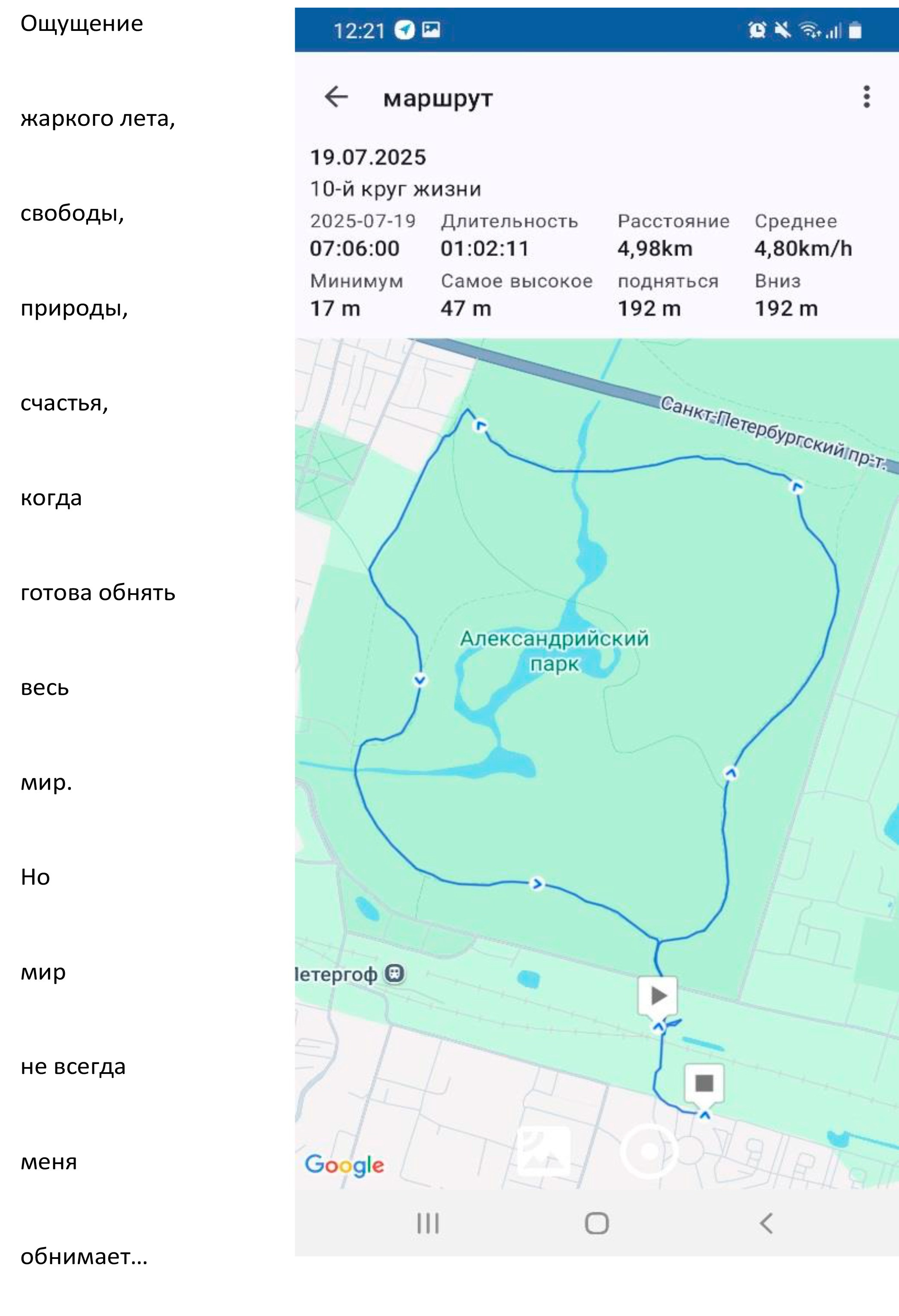 Мария Пичугина — Круги жизни