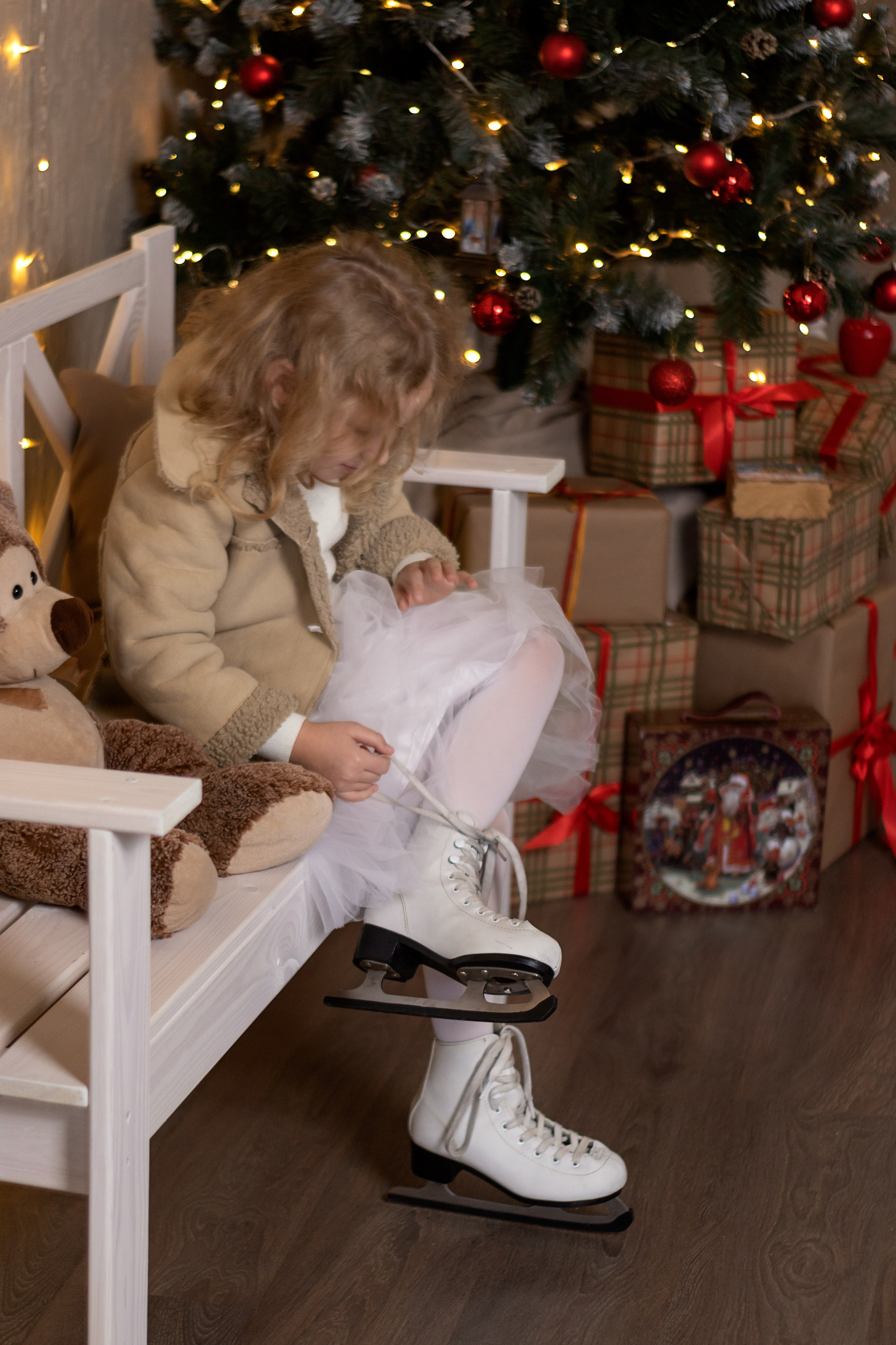 Елизавета и Арина Новогодняя. Детский и семейный фотограф Юлия Полянина