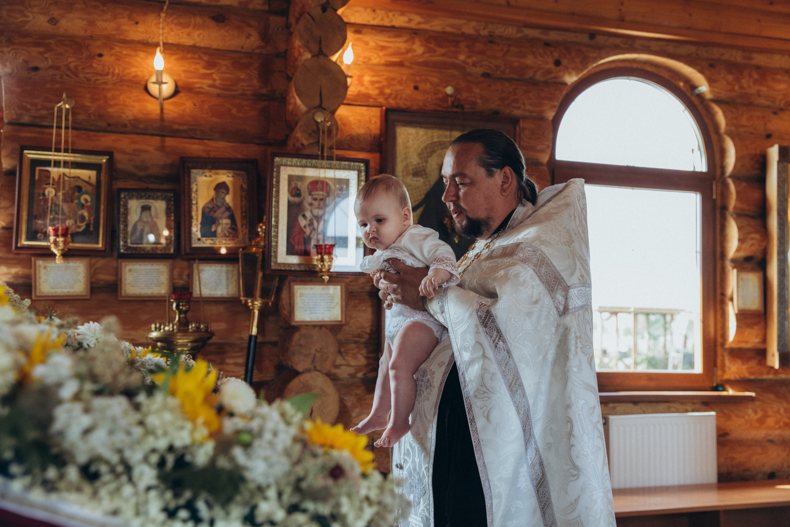 Крещение Марьяны. Фотограф на крещение в Рязани. Семейный фотограф