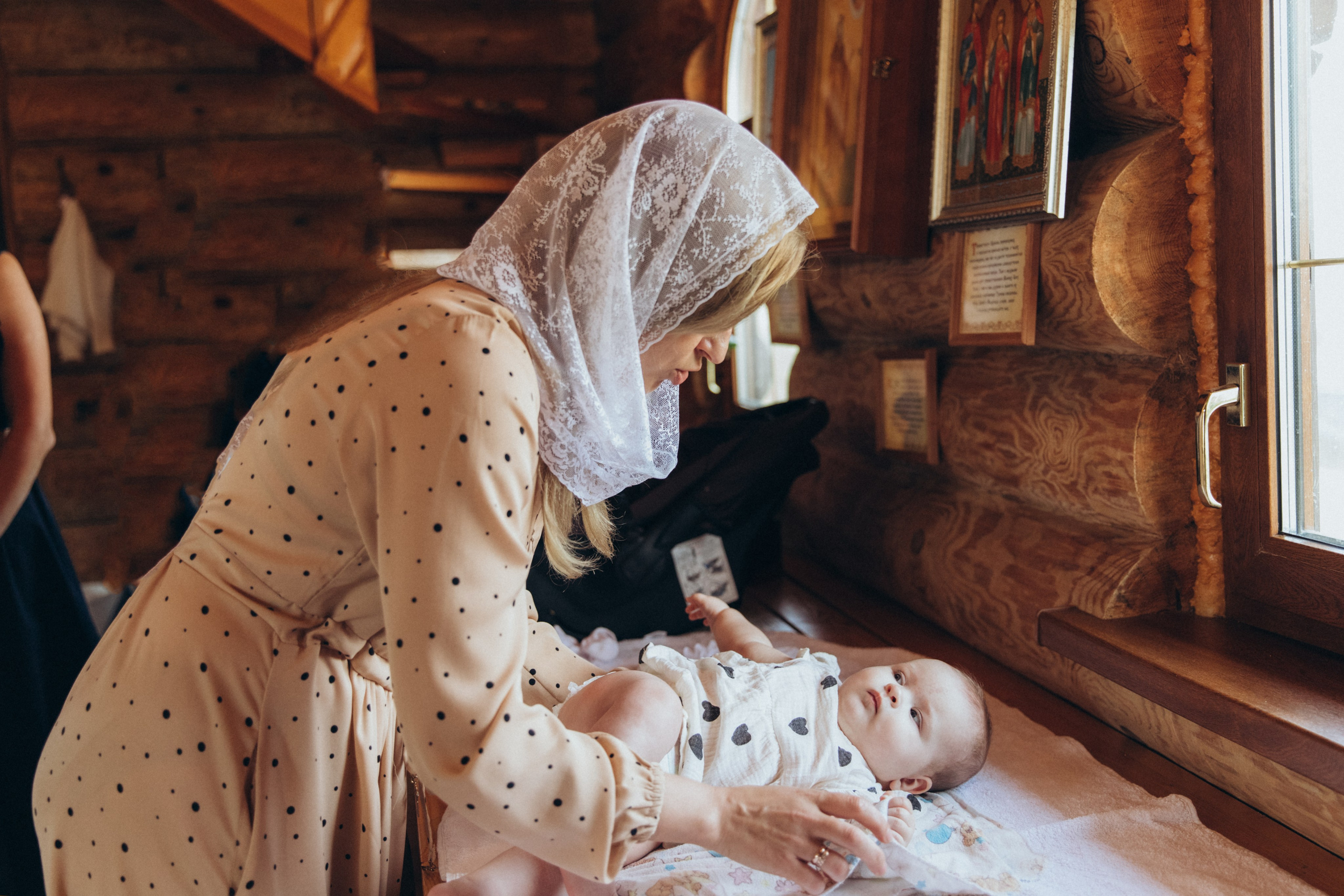 Крещение Марьяны. Фотограф на крещение в Рязани. Семейный фотограф