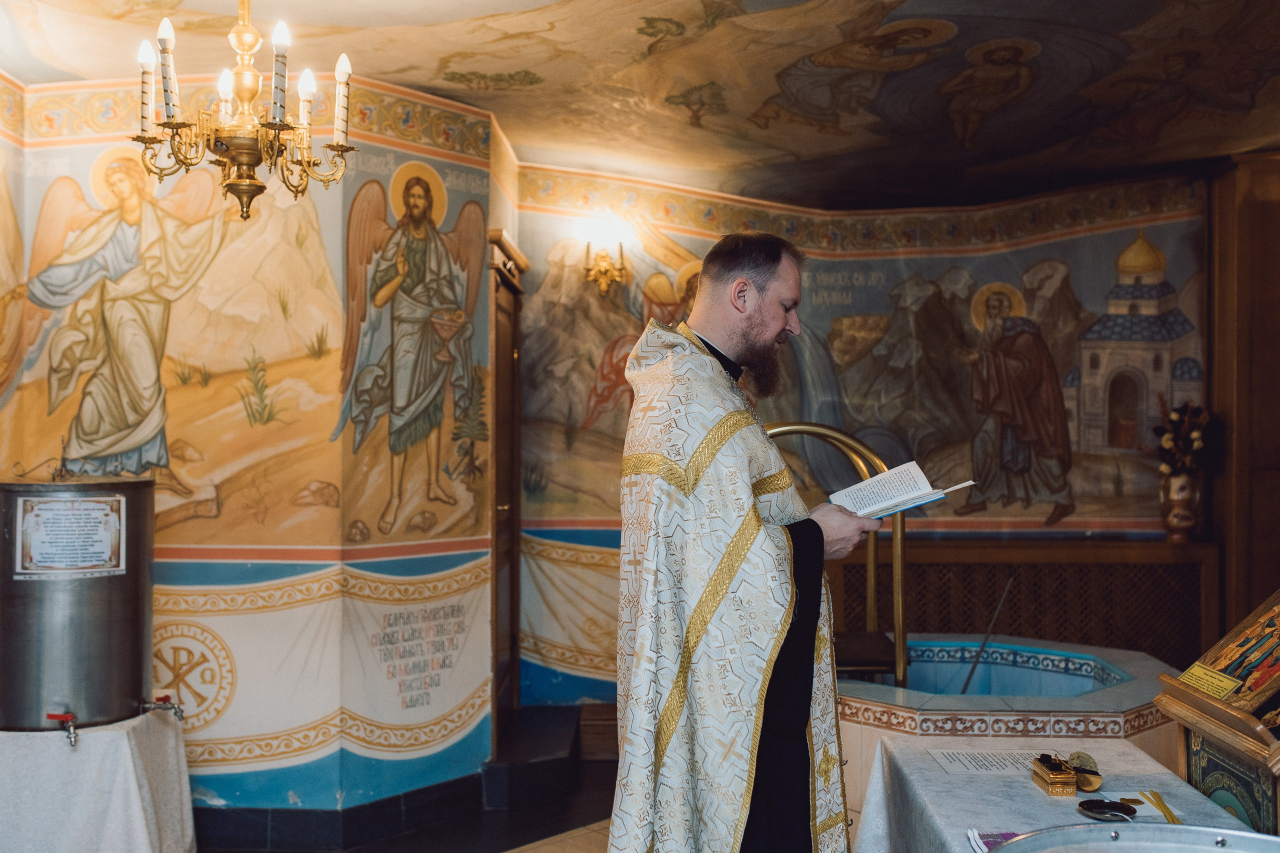 Крещение в Троицком соборе