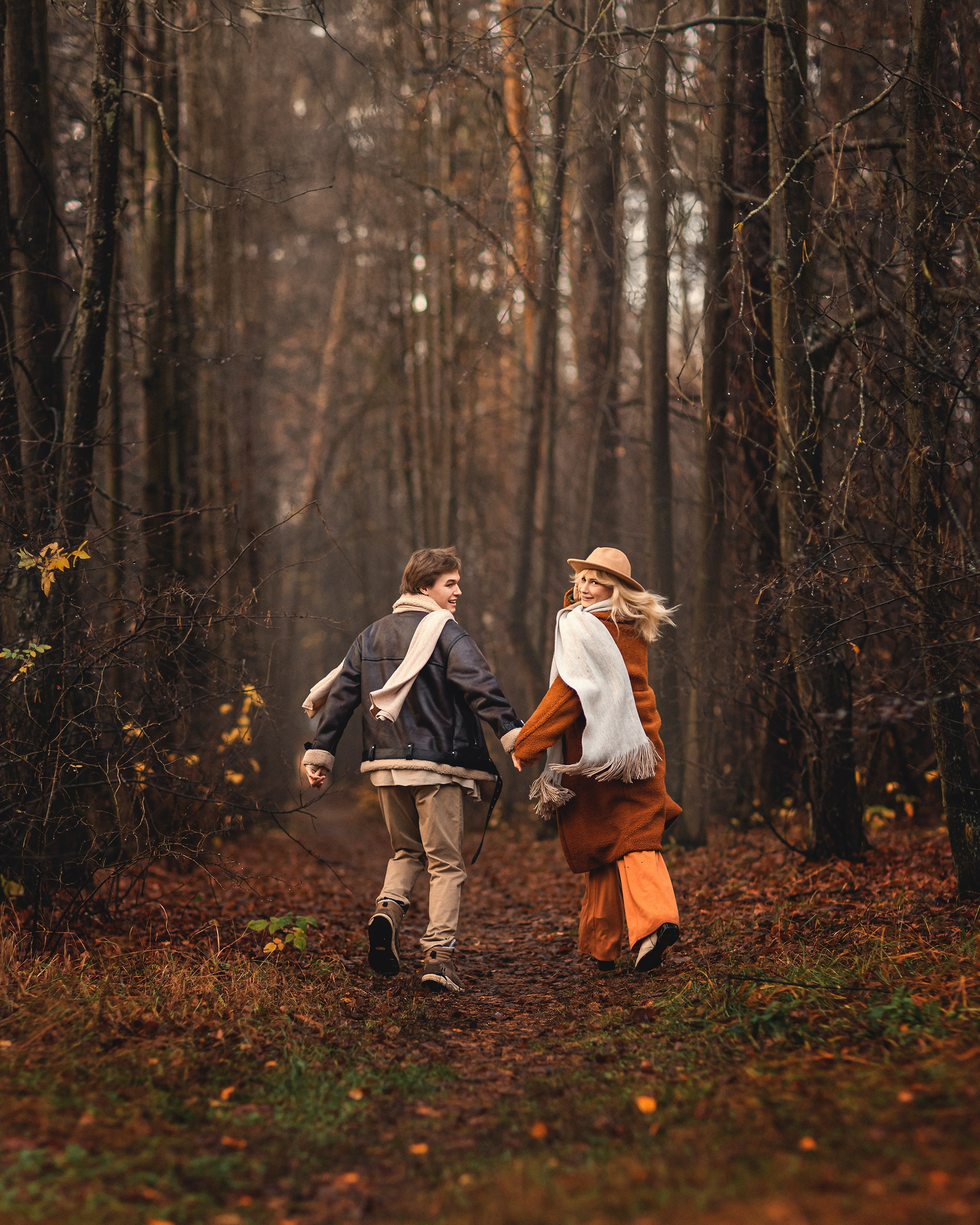 Осенняя лавстори. Детский и семейный фотограф Елена Михайлова в Москве
